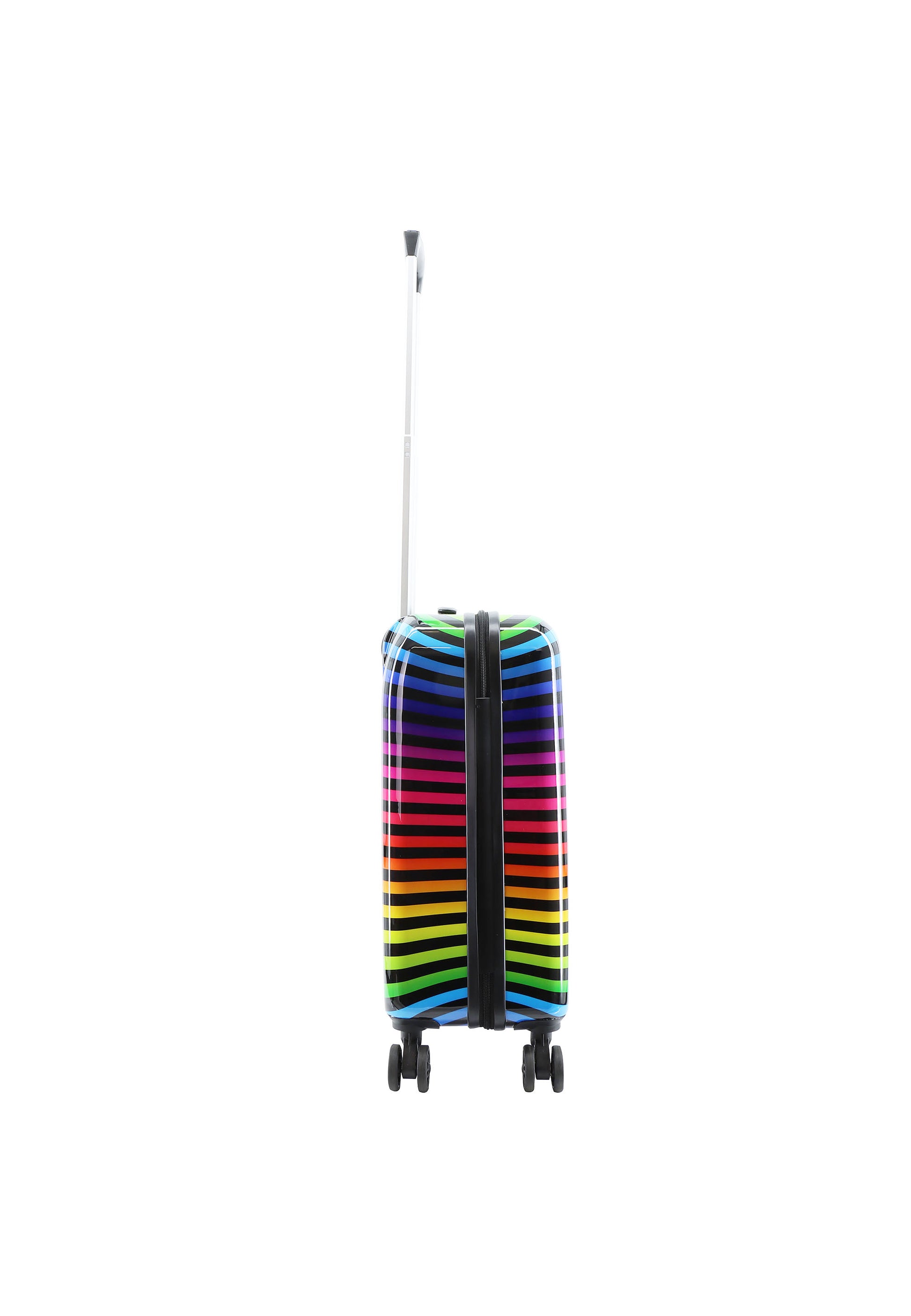 Saxoline - Color Strip Handgepäck Hartschalenkoffer / Trolley / Reisekoffer - 54 cm - (Small)