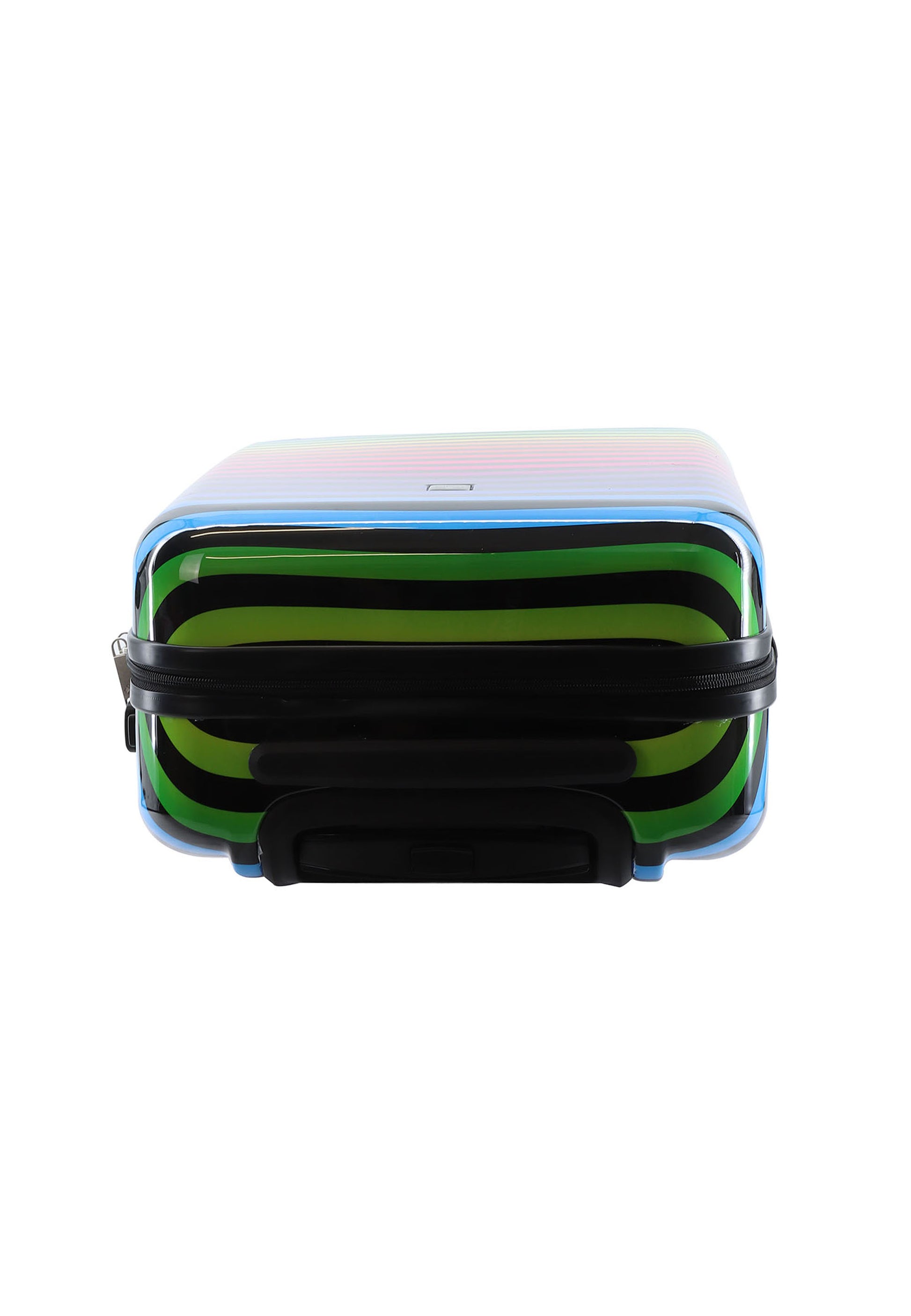 Saxoline - Color Strip Handgepäck Hartschalenkoffer / Trolley / Reisekoffer - 54 cm - (Small)
