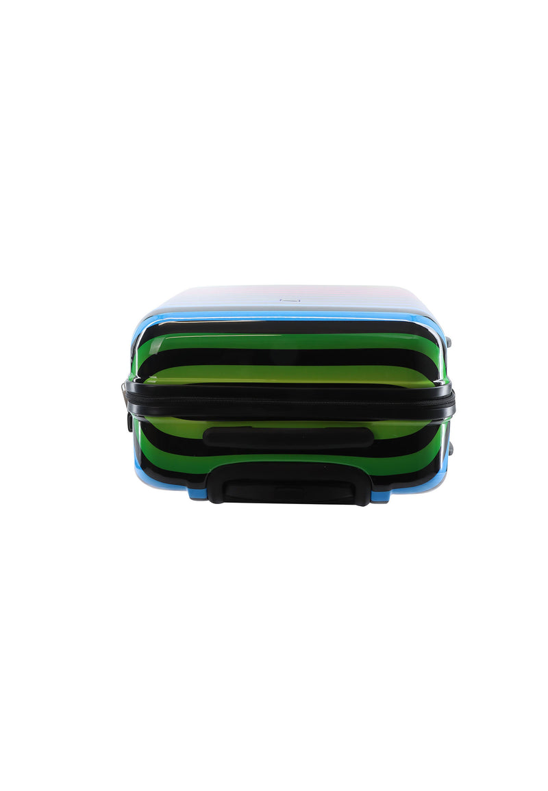 Hartschalenkoffer Color Strip Koffer bunt Trolley Gr. M von Saxoline