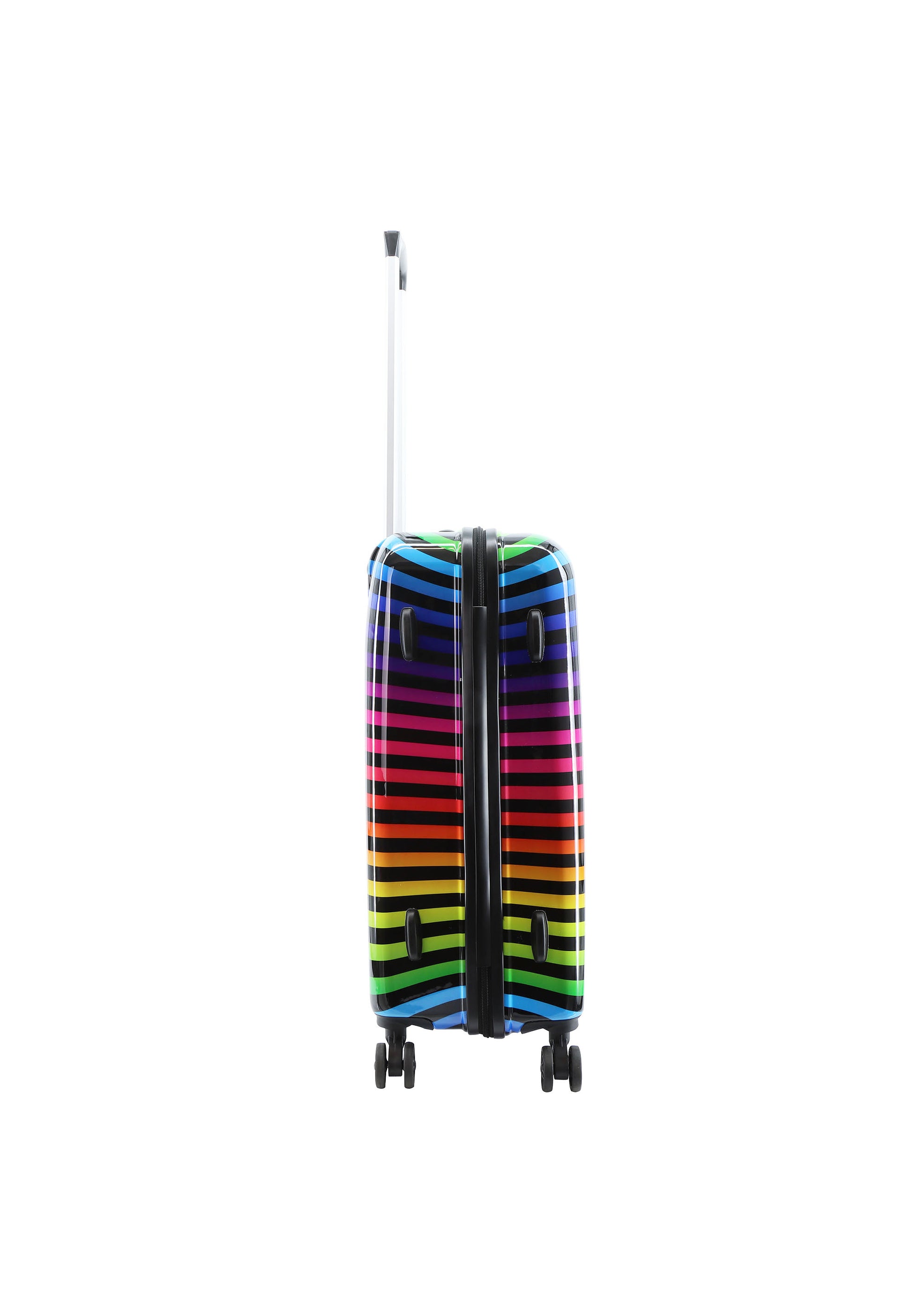 Saxoline - Color Strip Hartschalenkoffer / Trolley / Reisekoffer - 67 cm - (Medium)