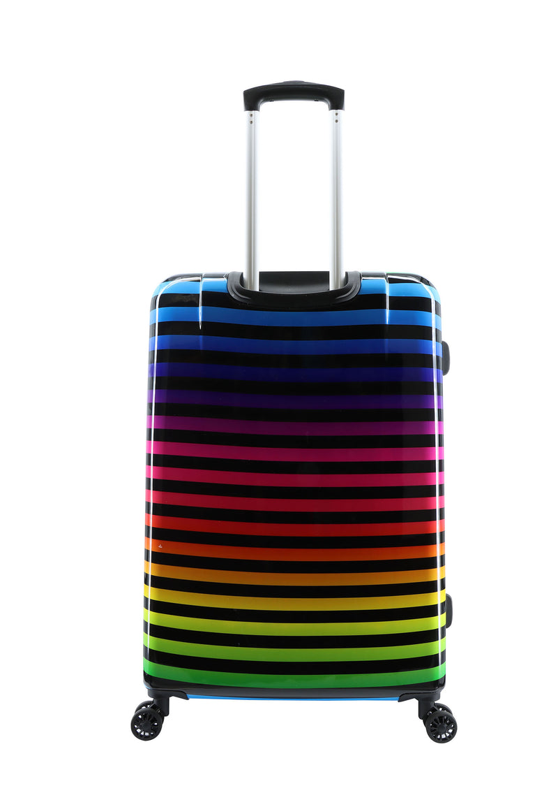 Hartschalenkoffer mit Color Strip Trolley Gr. L Reisegepäck von Saxoline