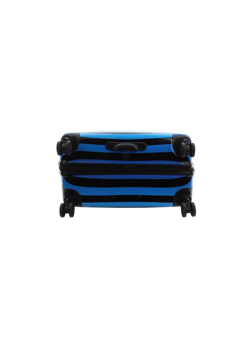 Hartschalenkoffer mit Color Strip Trolley Gr. L Reisegepäck von Saxoline