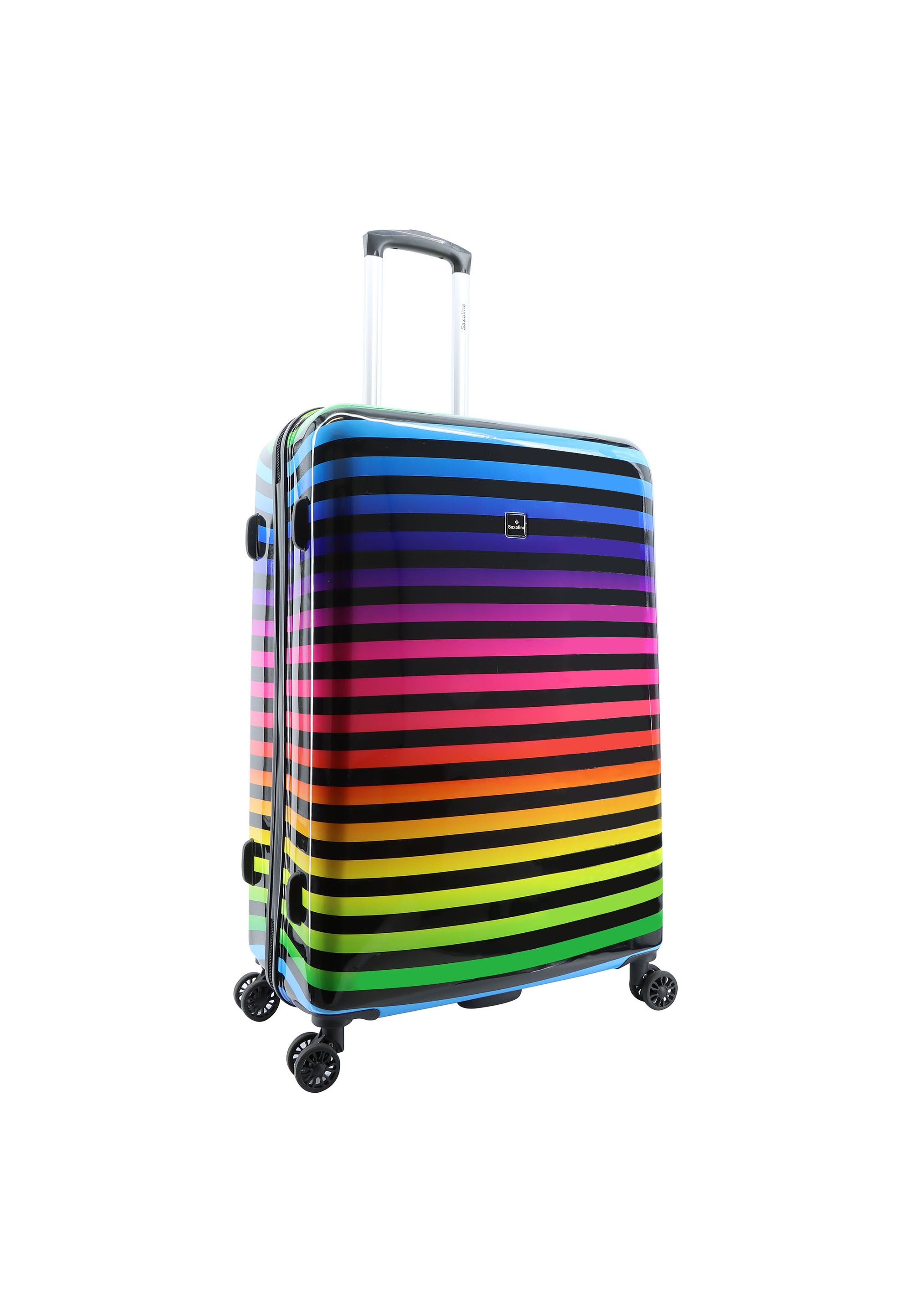 Saxoline - Color Strip Hartschalen-Kofferset / Trolley-Set / Reisekofferset - (S/M/L)