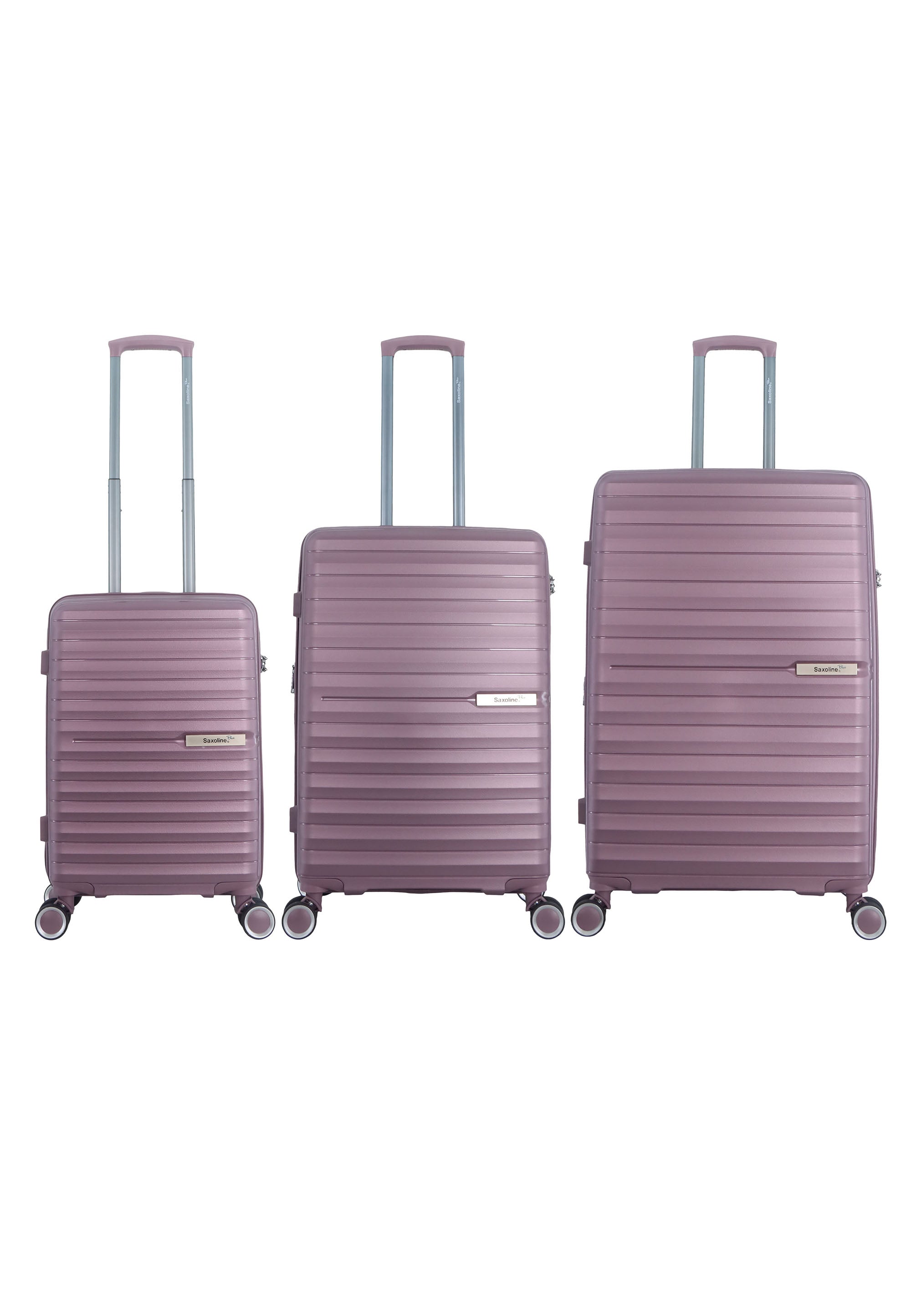 Saxaoline Blue Resort Hartschalenkoffer set / Trolley set / Reiskoffer set - (S/M/L) Violett