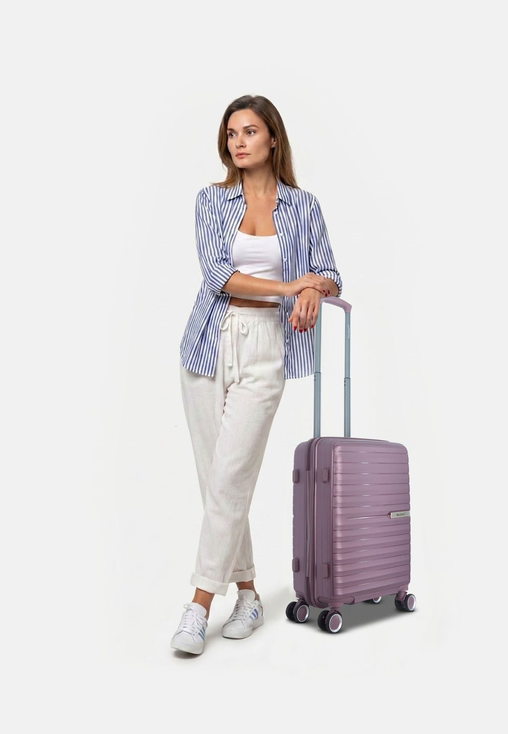Saxoline Blue Resort Hartschalenkoffer set Trolley set Reisekoffer set S/M/L Violett
