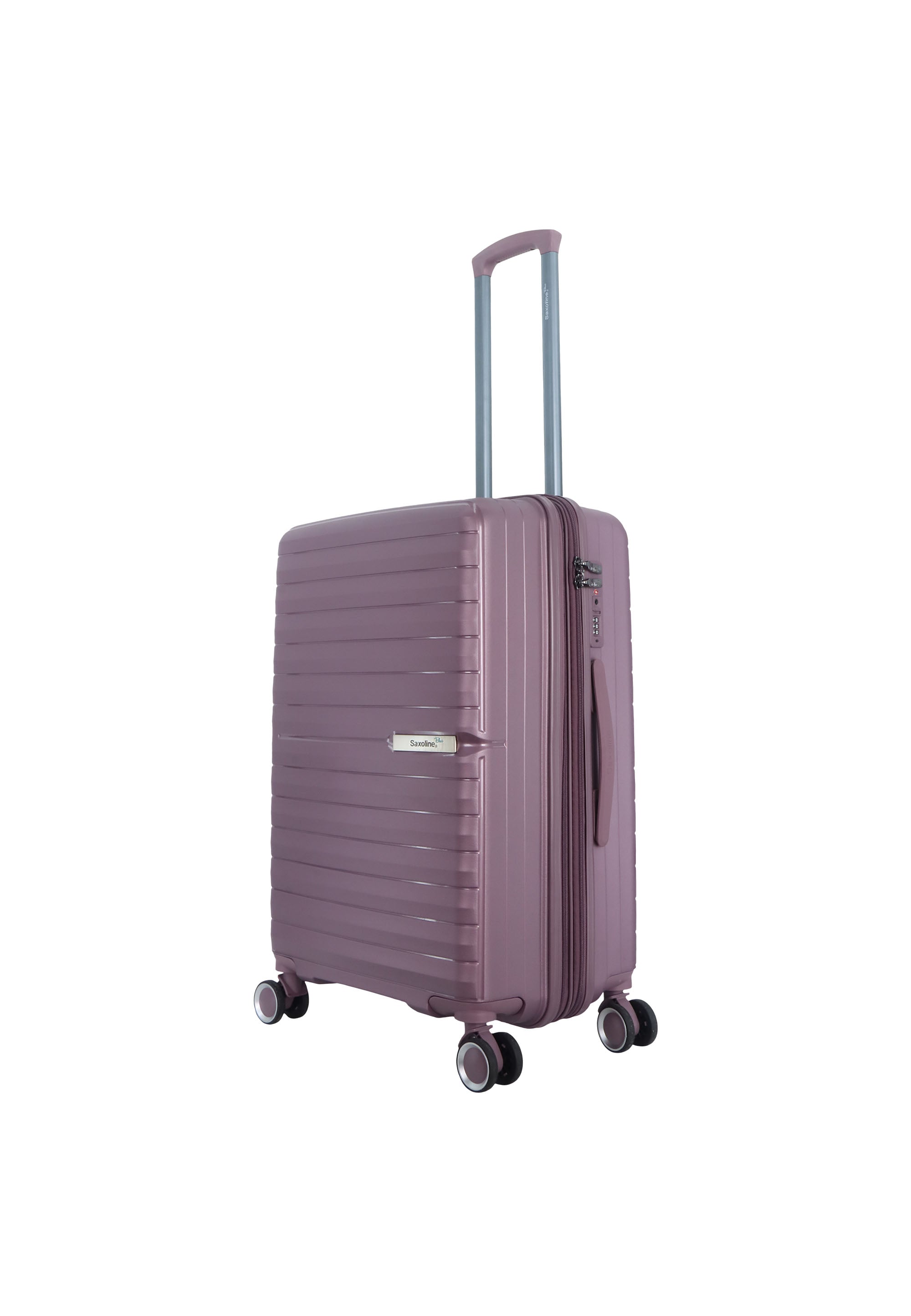 Saxaoline Blue Resort Hartschalenkoffer / Trolley / Reiskoffer - (Medium) Violett