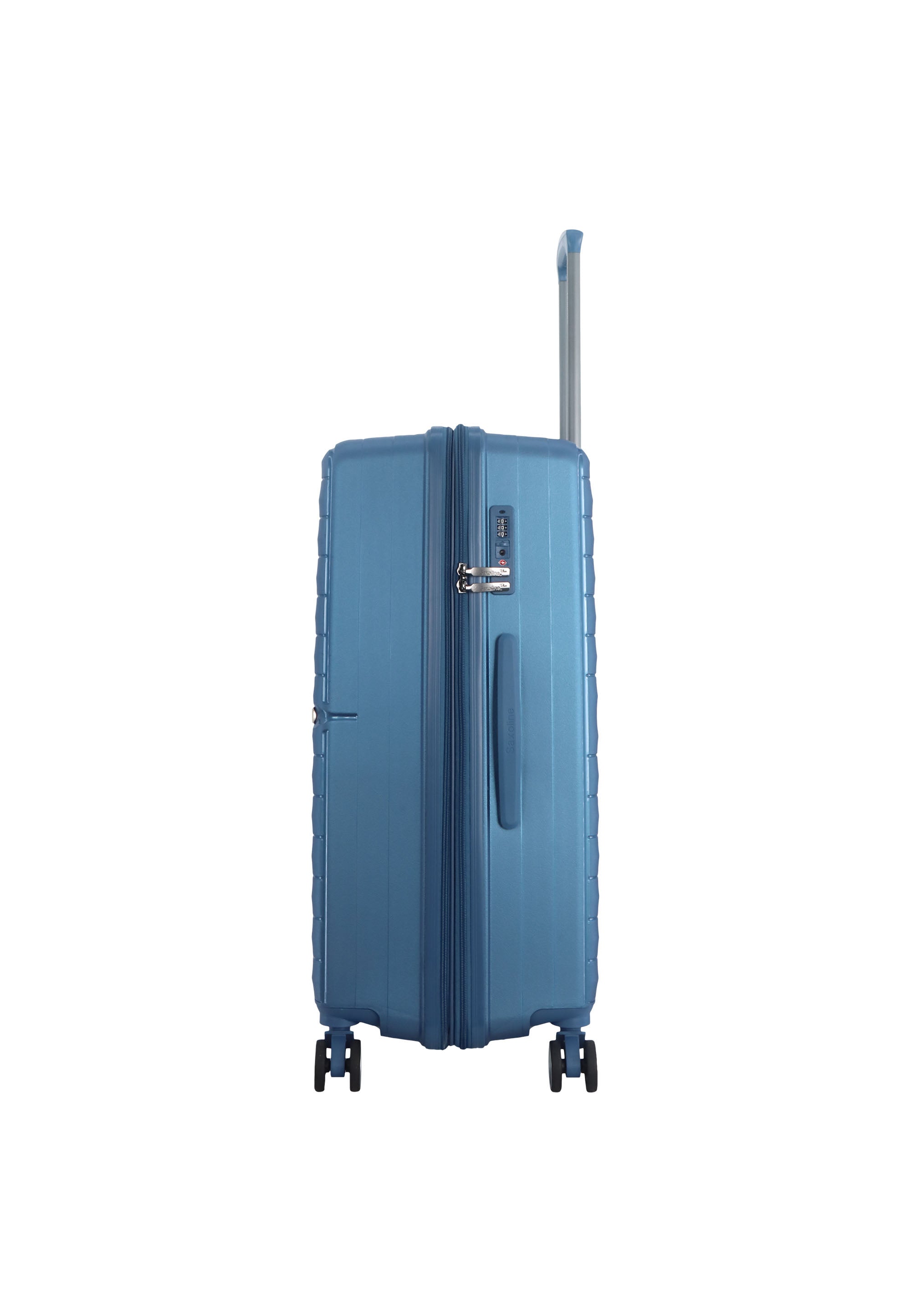 Saxaoline Blue Resort Hartschalenkoffer / Trolley / Reiskoffer - (Large) Blau