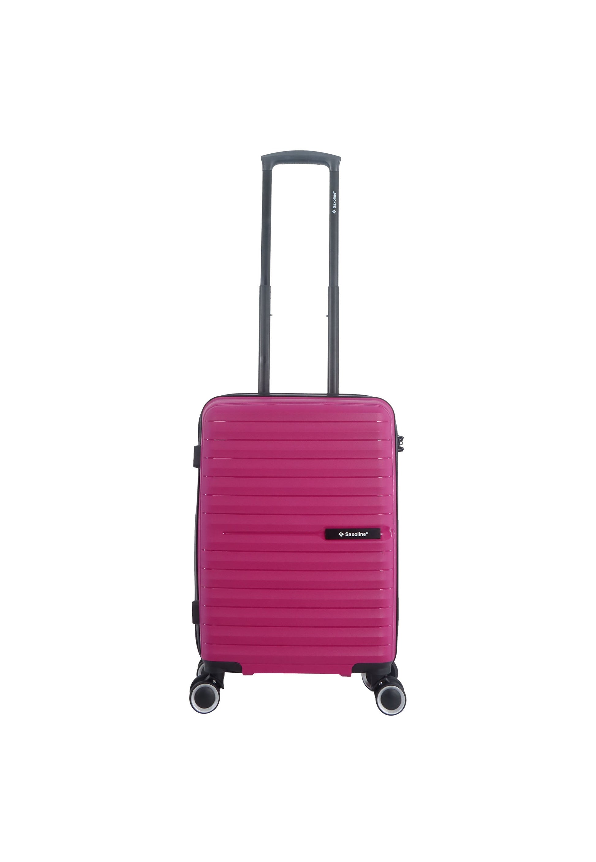Hartschalenkoffer aus Polypropylen von Saxoline – Größe S für Handgepäck Farbe Fuchsia