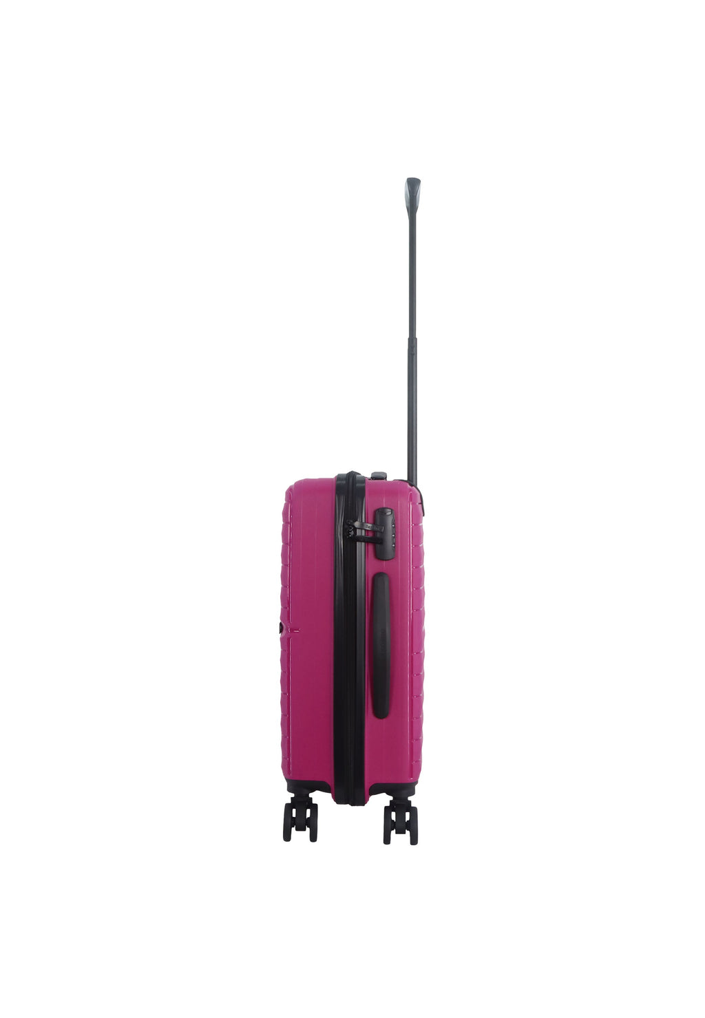 Hartschalenkoffer aus Polypropylen von Saxoline – Größe S für Handgepäck Farbe Fuchsia