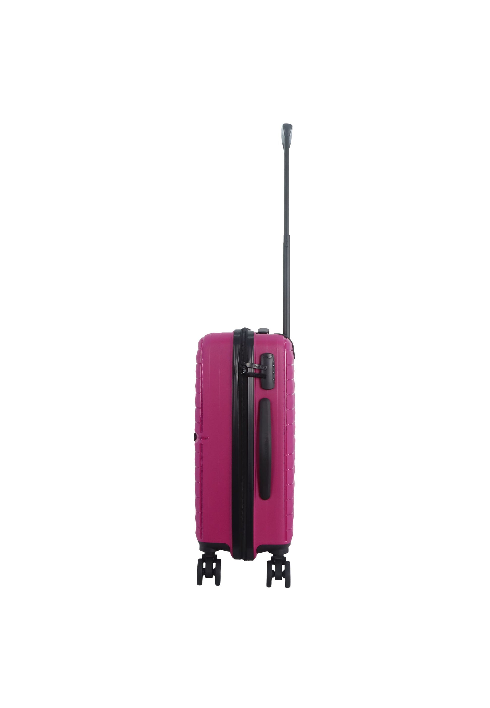 Hartschalenkoffer aus Polypropylen von Saxoline – Größe S für Handgepäck Farbe Fuchsia