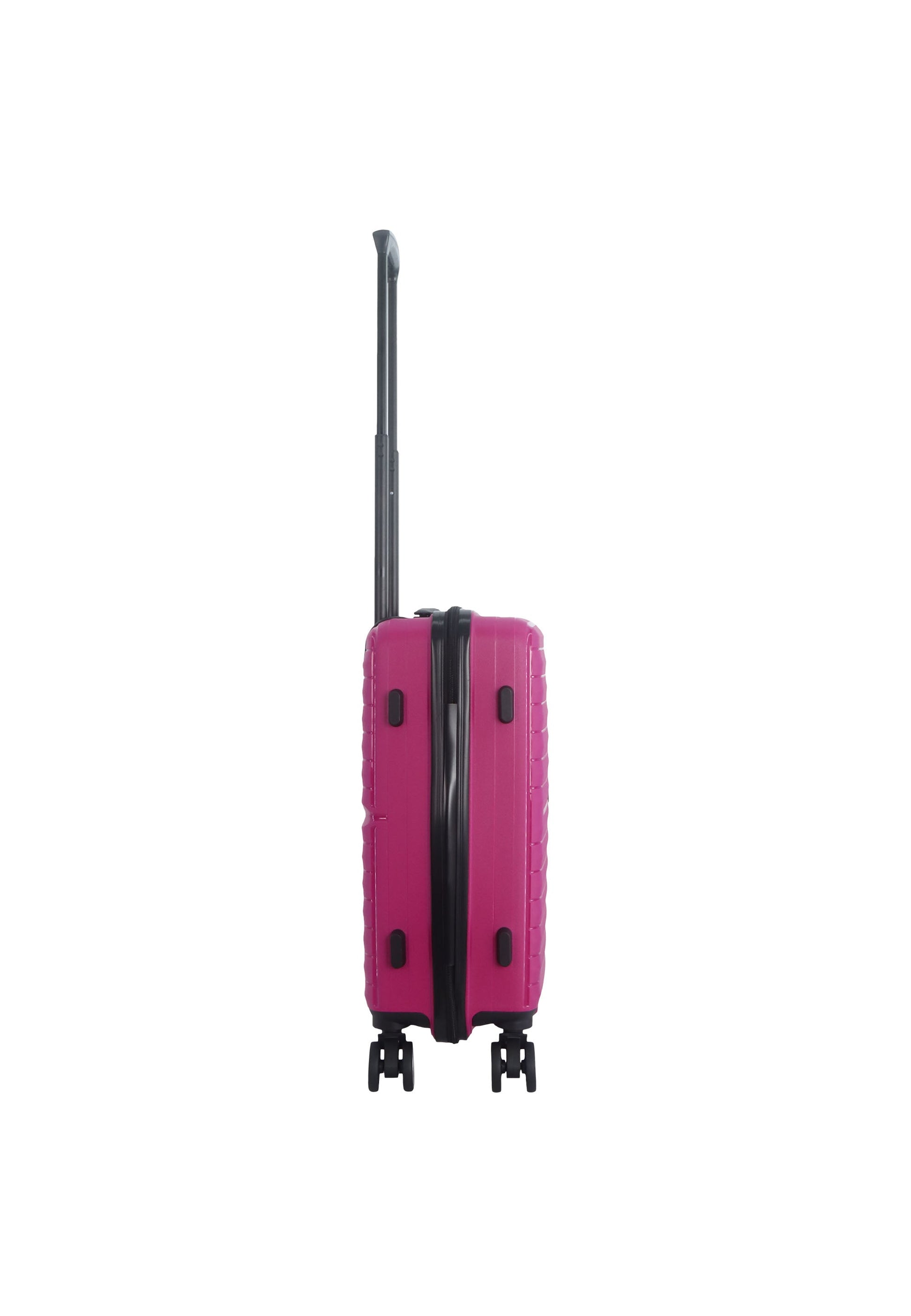 Hartschalenkoffer aus Polypropylen von Saxoline – Größe S für Handgepäck Farbe Fuchsia