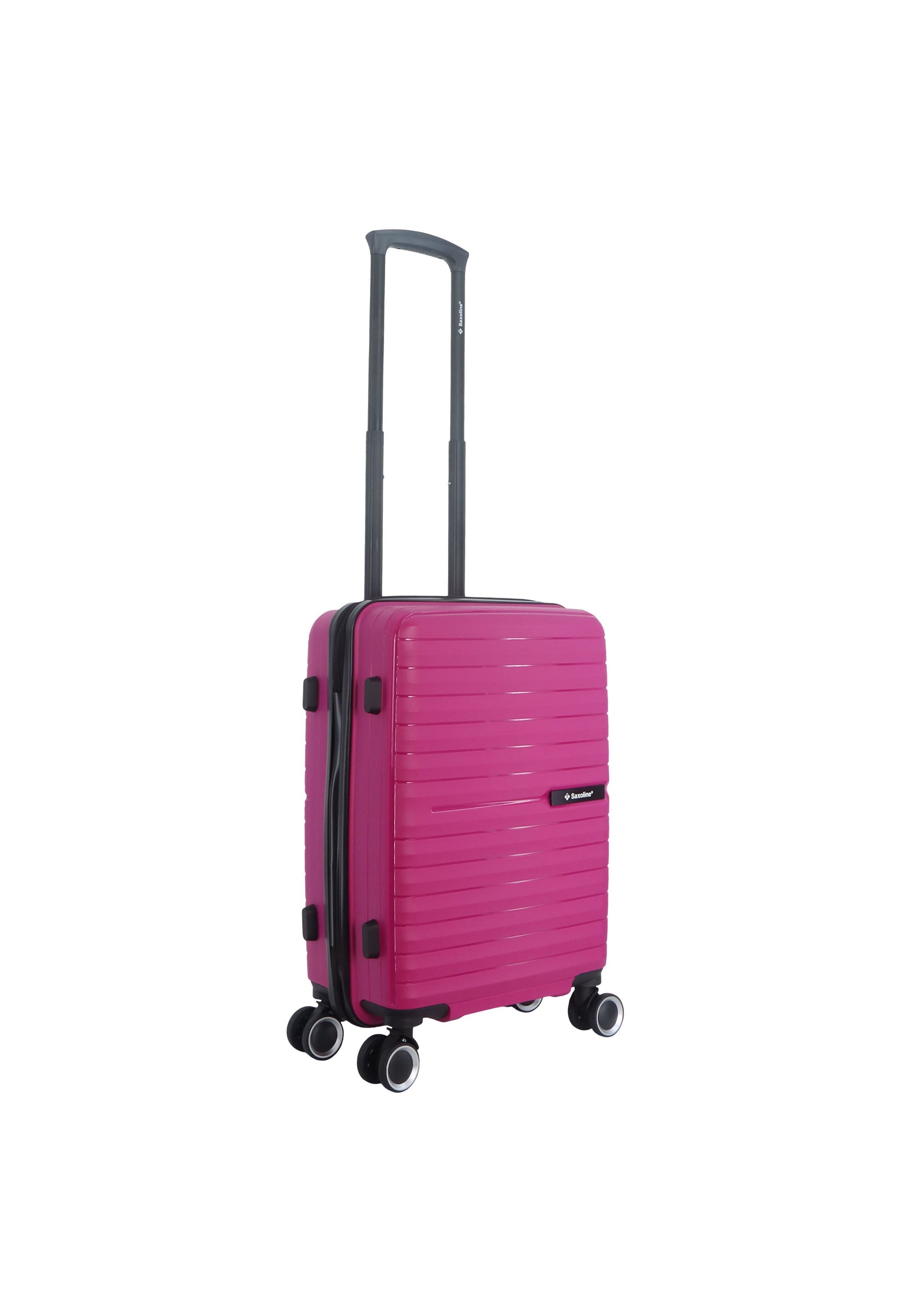 Hartschalenkoffer aus Polypropylen von Saxoline – Größe S für Handgepäck Farbe Fuchsia