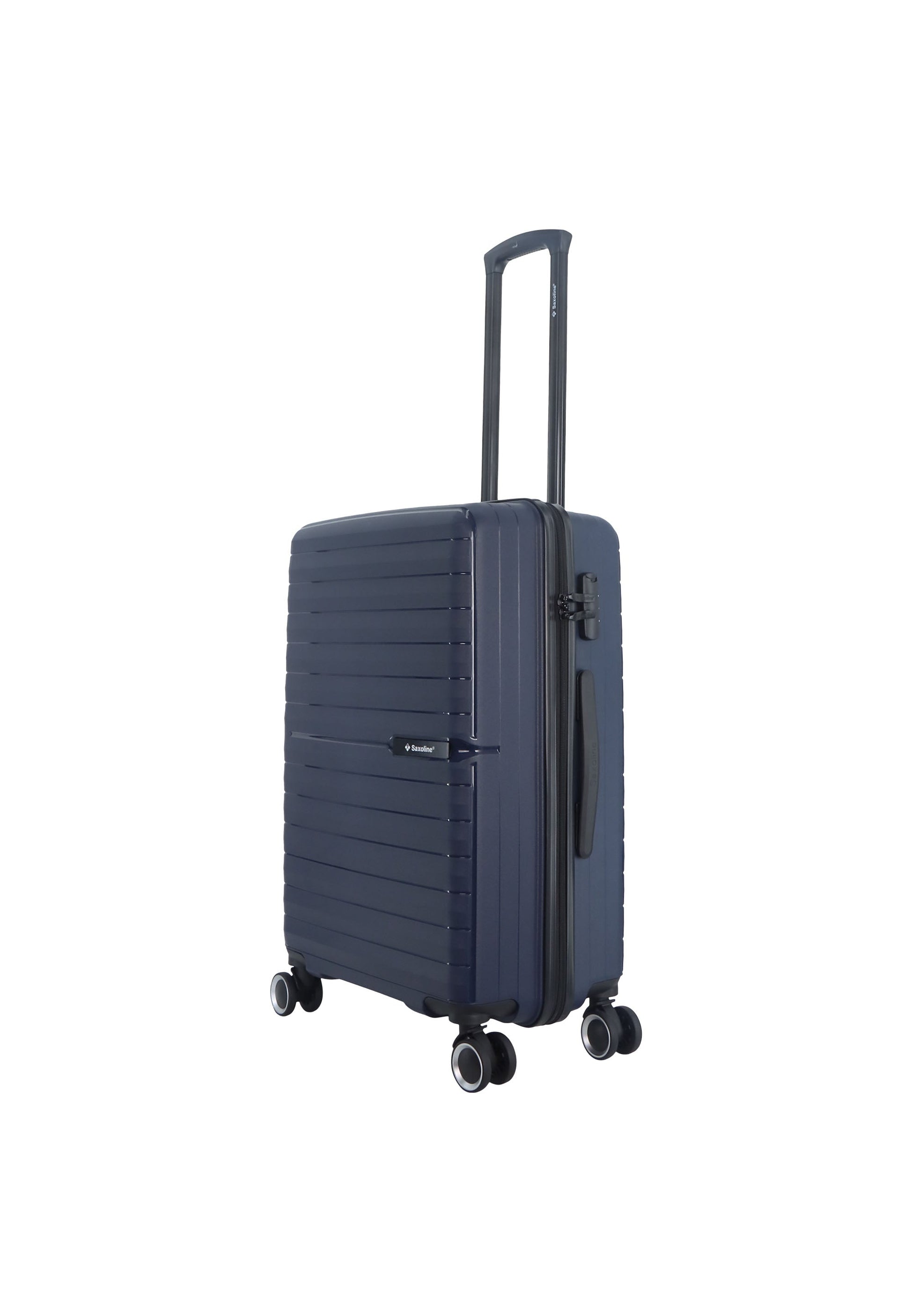 Reisekoffer aus Polypropylen von Saxoline – Größe M Farbe Navy