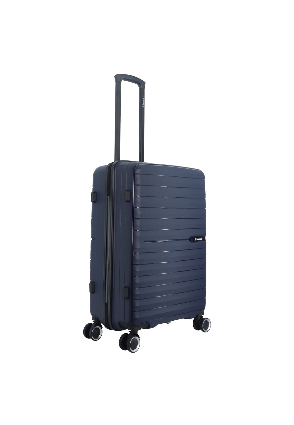 Reisekoffer aus Polypropylen von Saxoline – Größe M Farbe Navy