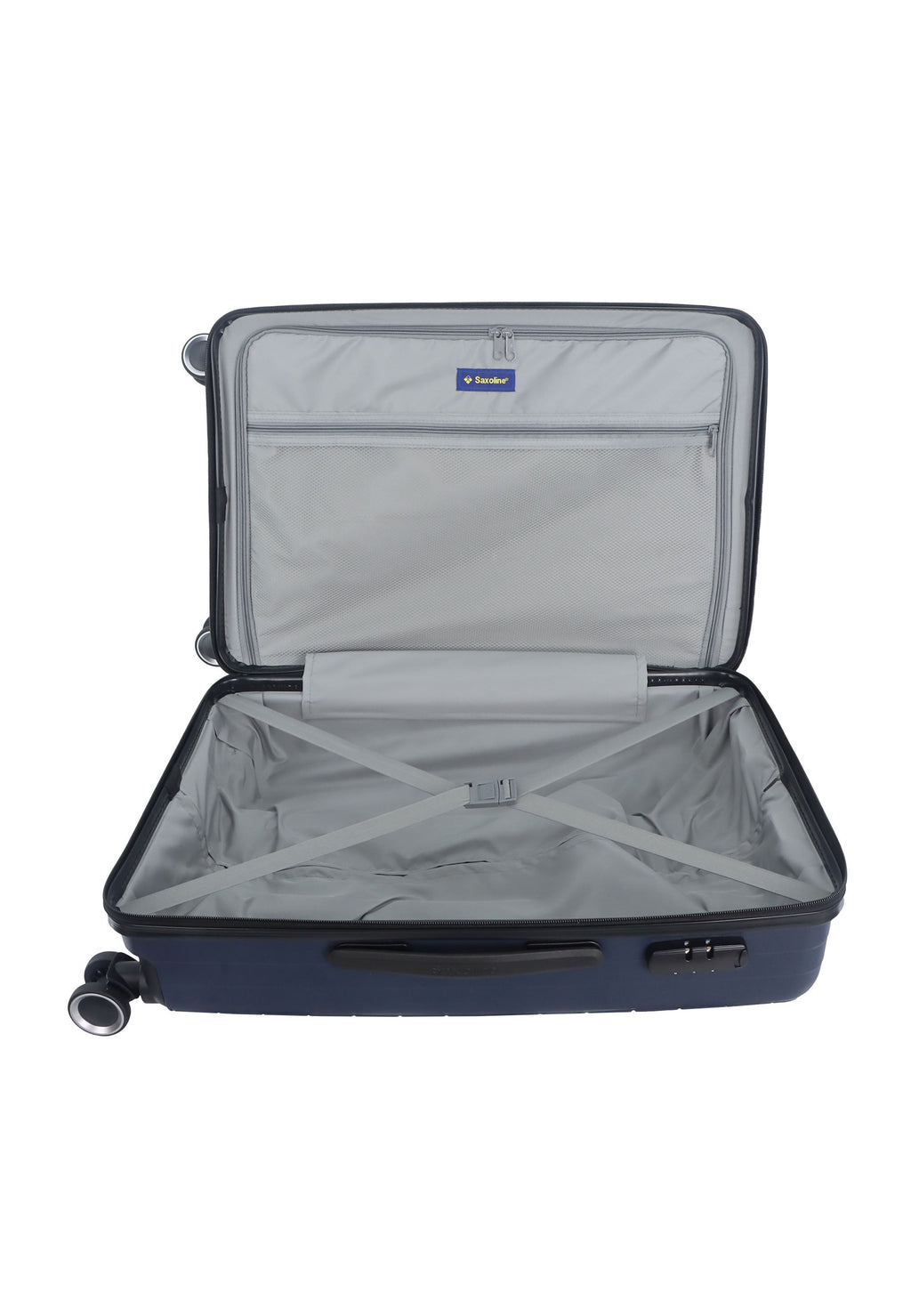 Reisekoffer aus Polypropylen von Saxoline – Größe M Farbe Navy
