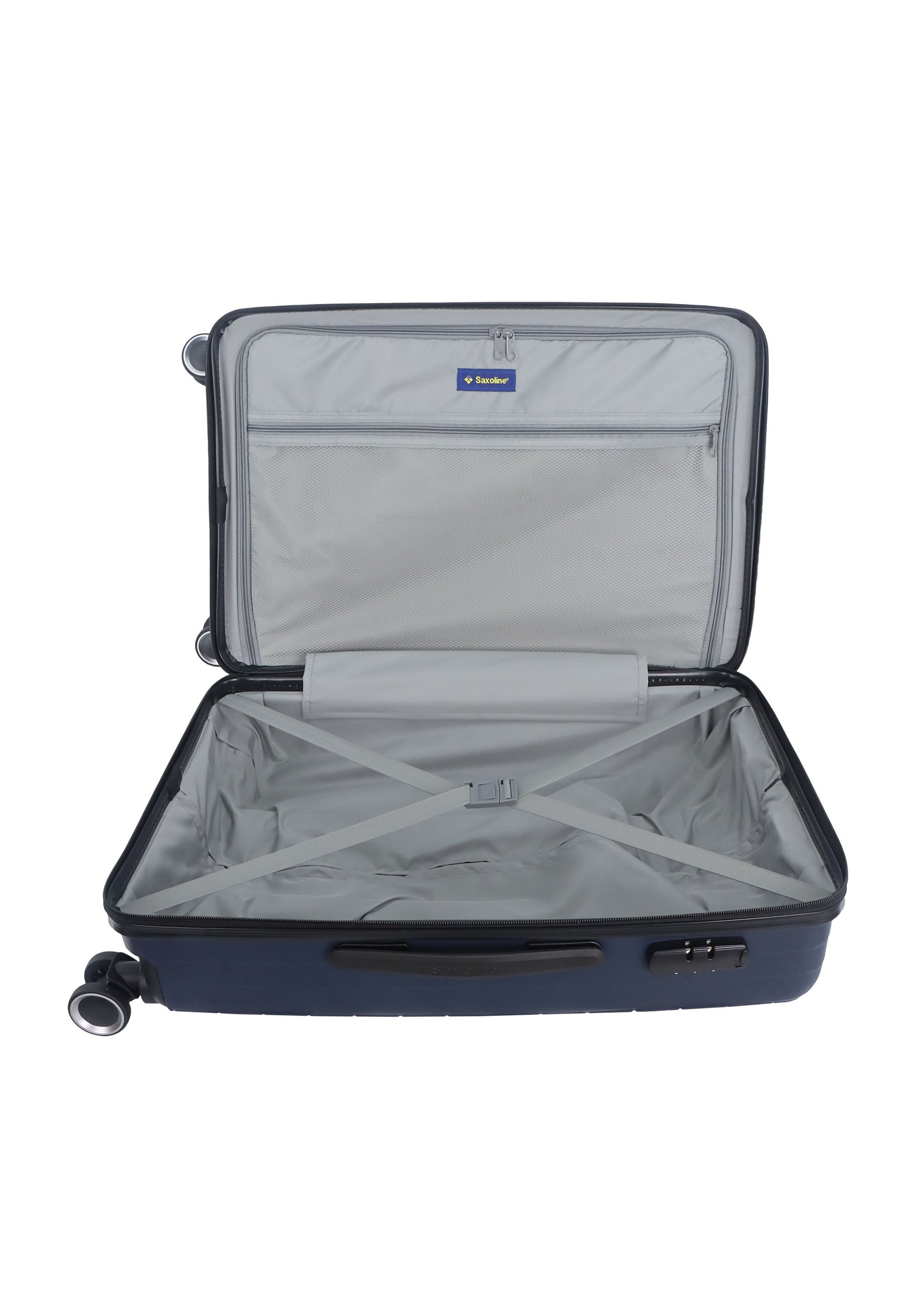 Reisekoffer aus Polypropylen von Saxoline – Größe M Farbe Navy