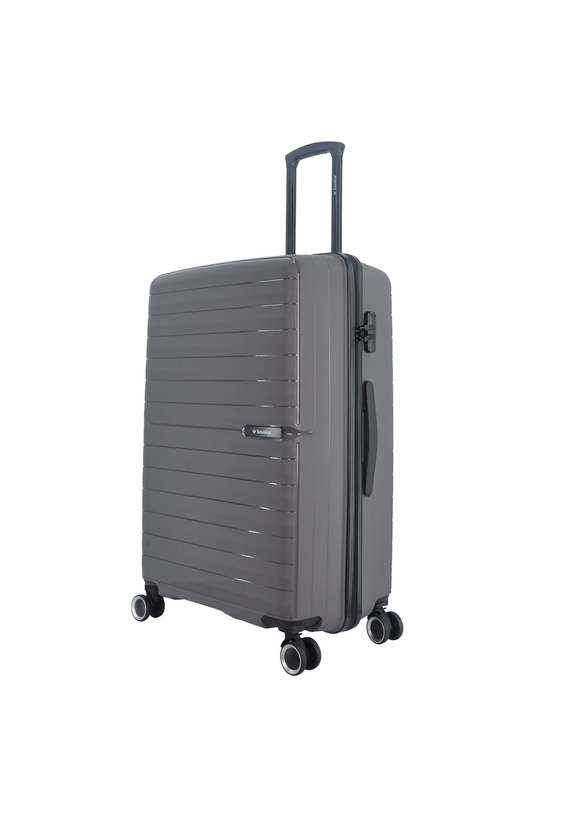 Reisekoffer aus Polypropylen von Saxoline Farbe Grau Gr.L