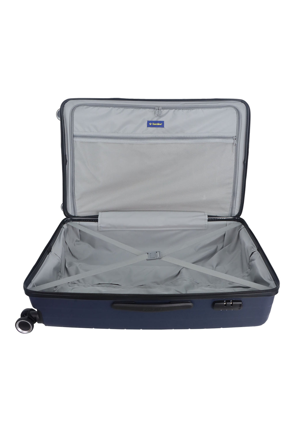 Reisekoffer aus Polypropylen von Saxoline Farbe Navy Gr.L