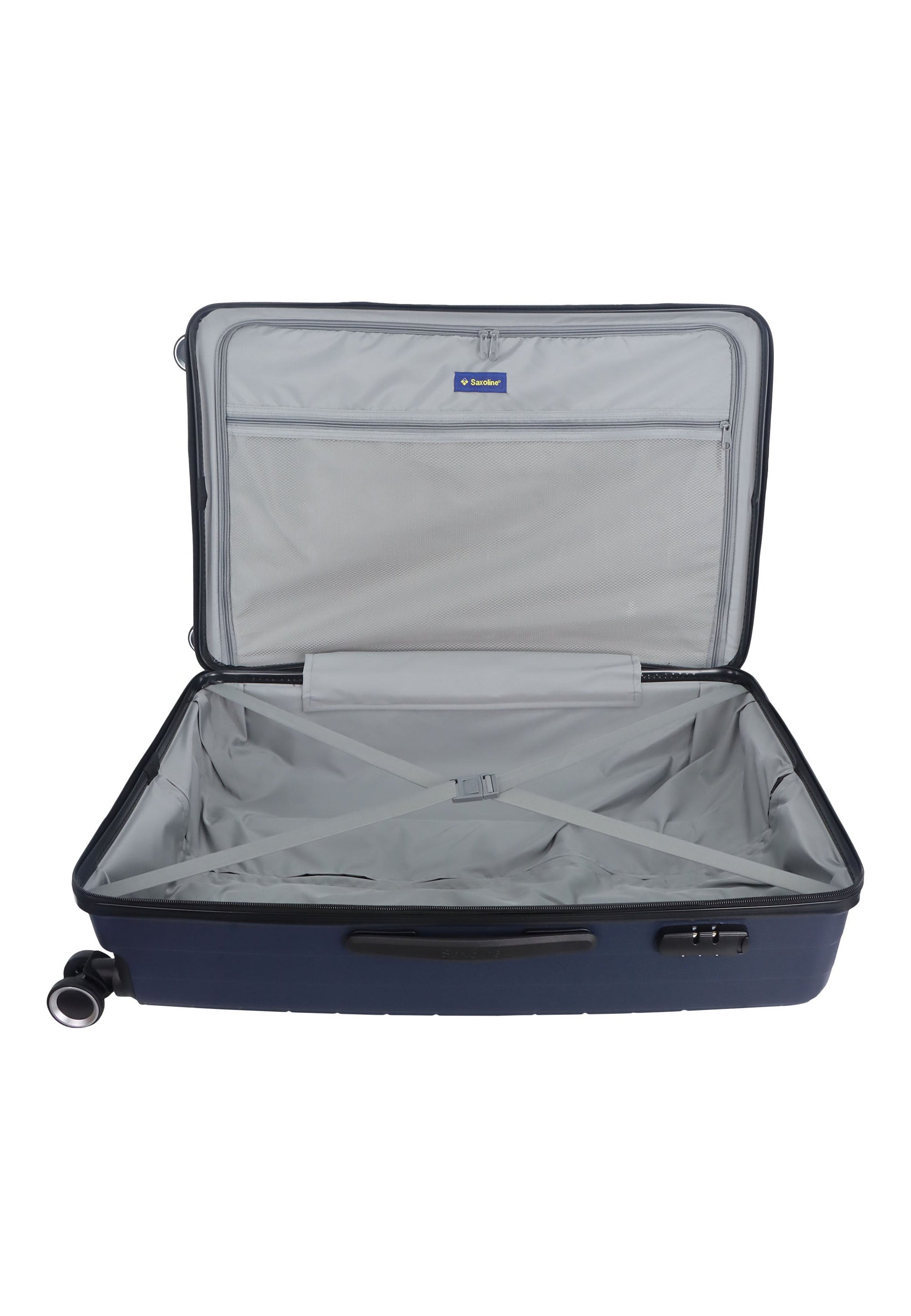 Reisekoffer aus Polypropylen von Saxoline Farbe Navy Gr.L
