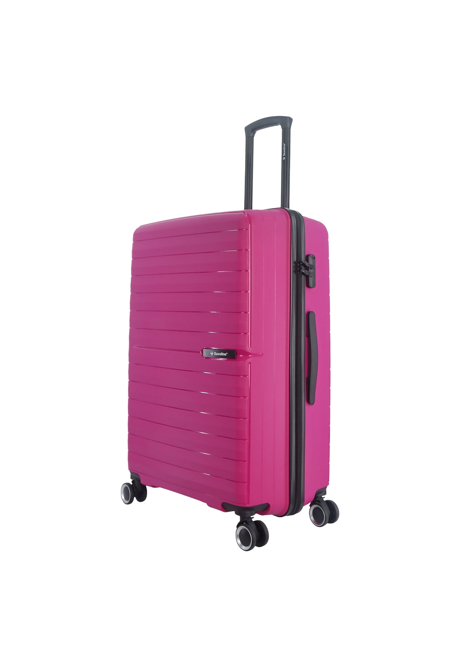Reisekoffer aus Polypropylen von Saxoline Farbe Fuchsia Gr.L