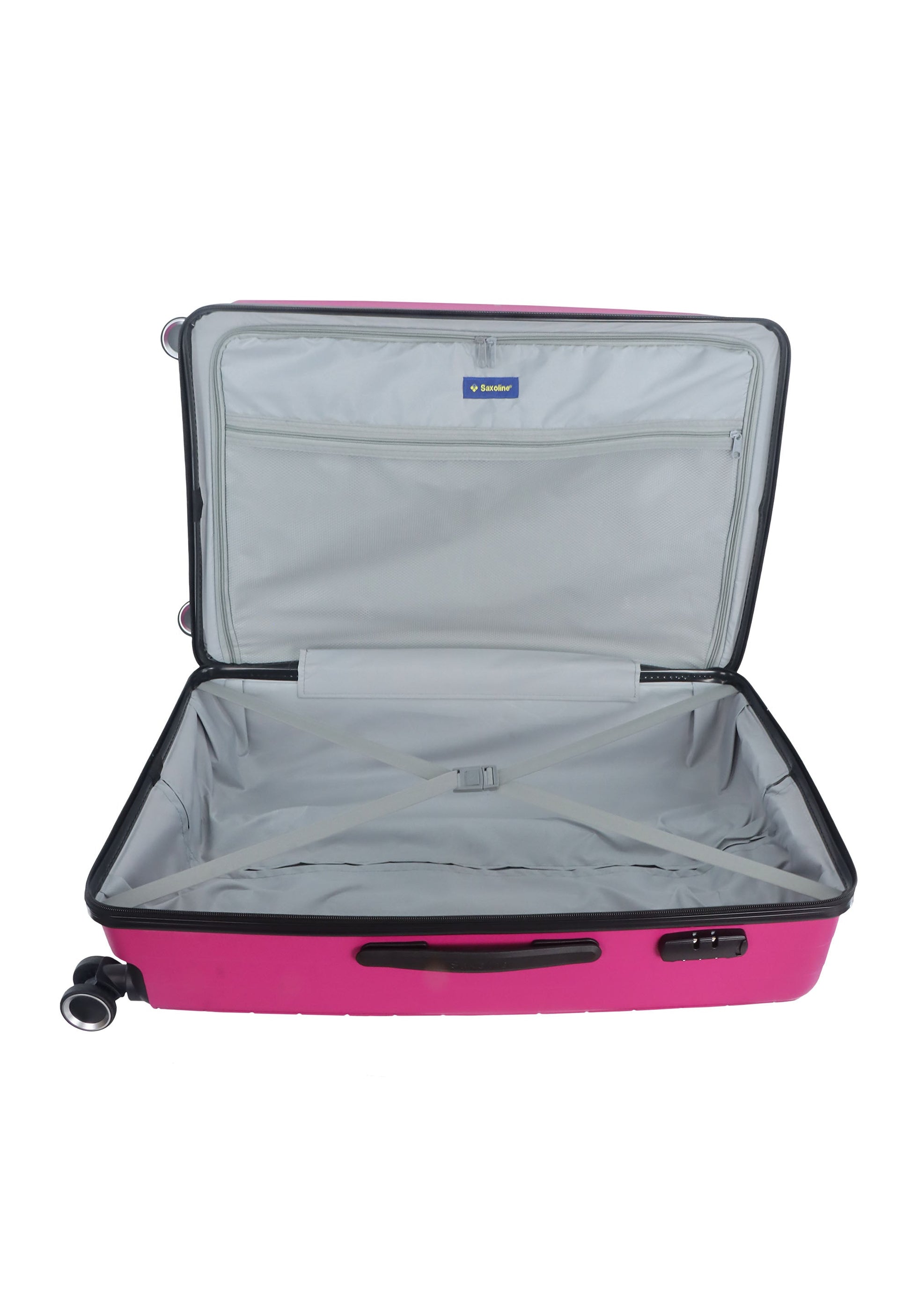 Reisekoffer aus Polypropylen von Saxoline Farbe Fuchsia Gr.L