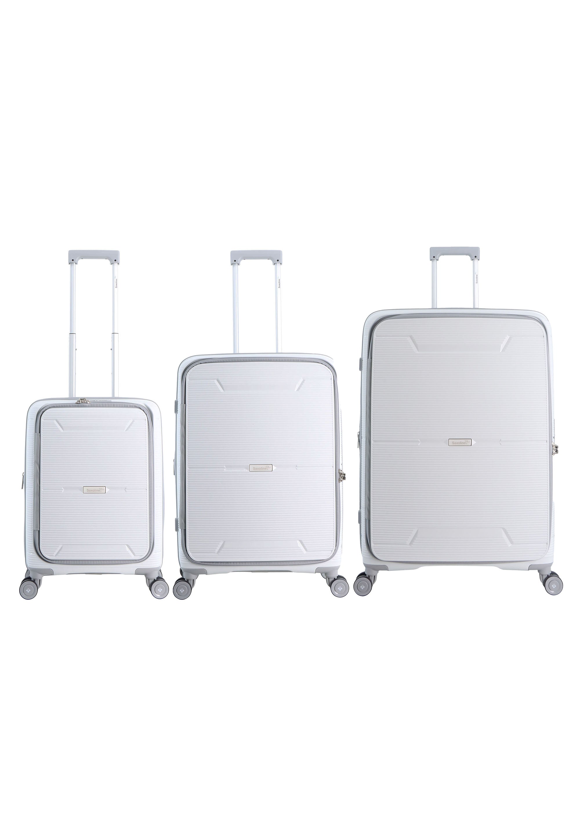 Saxoline Blue Boho Hartschalenkoffer / Trolley / Reisekoffer Weiß