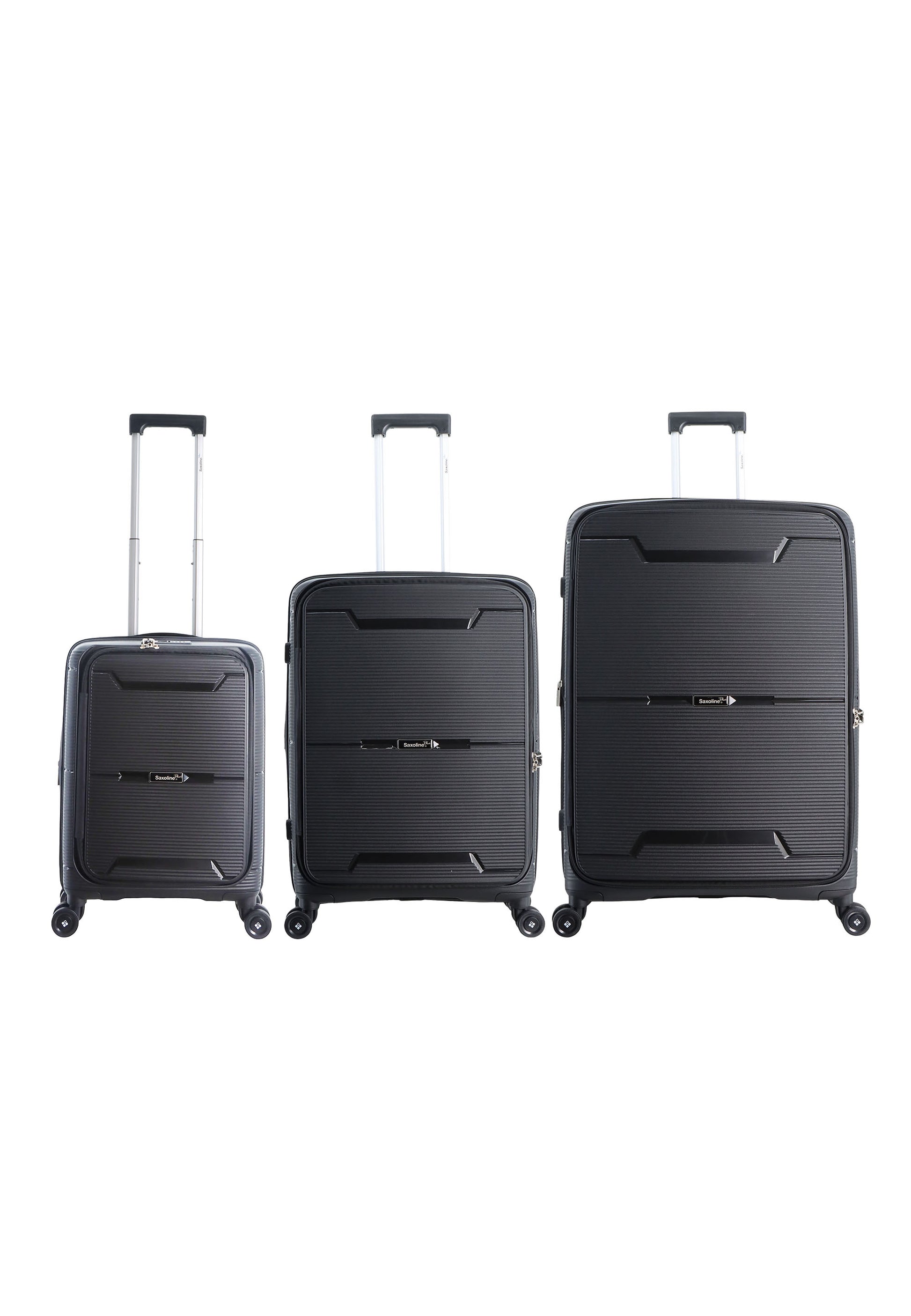 Saxoline Blue Boho Hartschalenkoffer / Trolley / Reisekoffer Schwarz