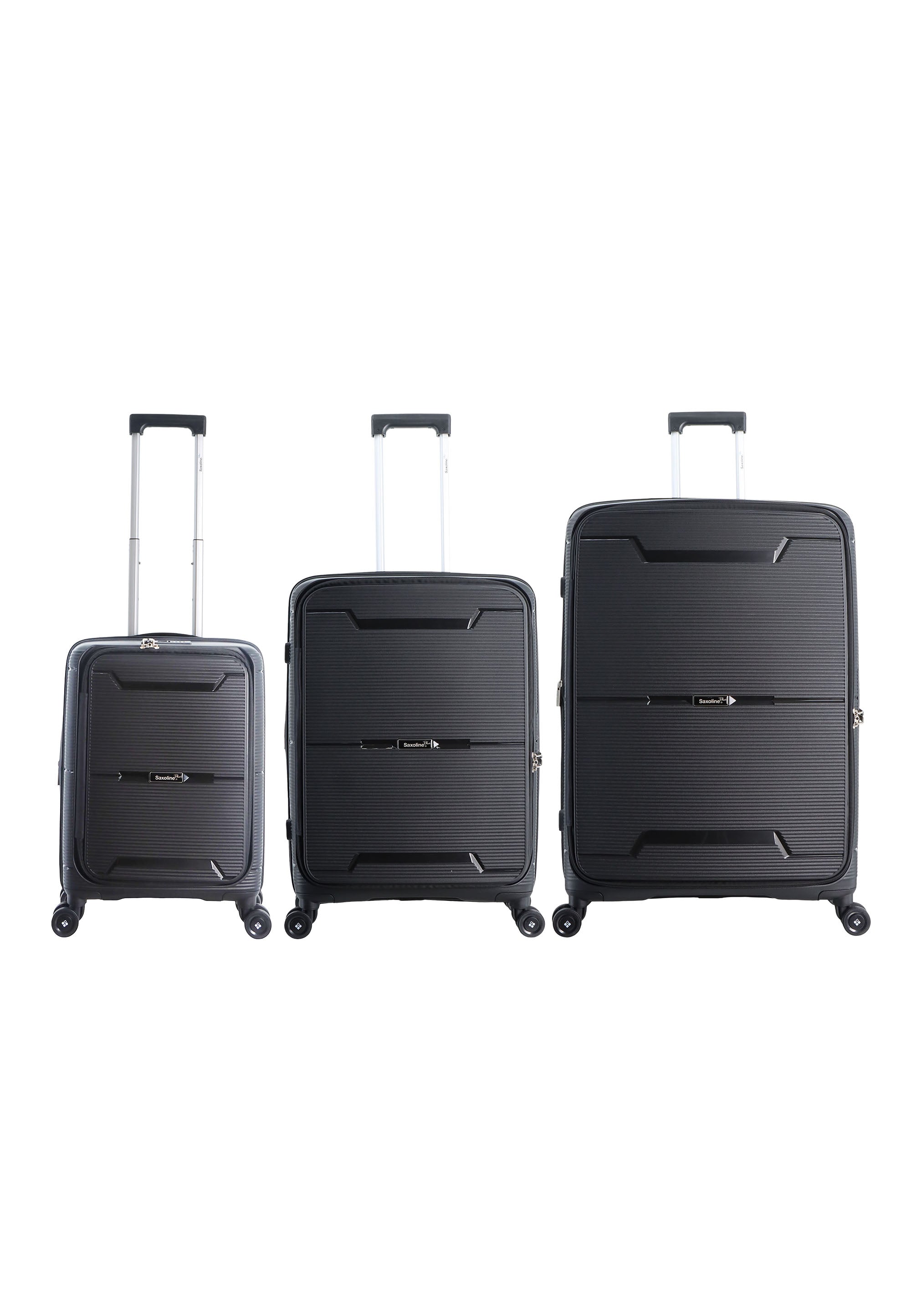 Saxoline Blue Boho Hartschalenkoffer / Trolley / Reisekoffer Schwarz