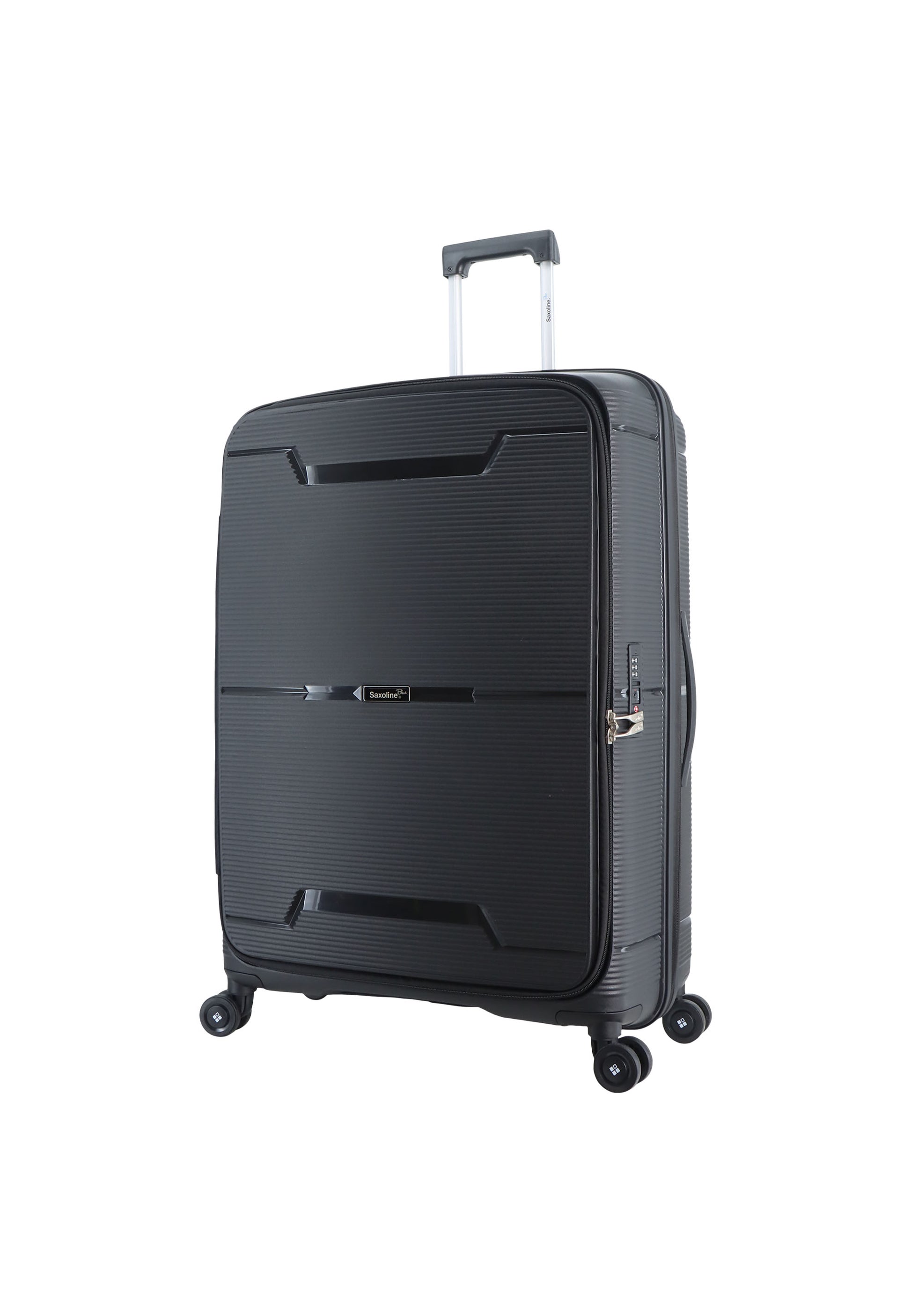 Saxoline Blue Boho Hartschalenkoffer / Trolley / Reisekoffer Schwarz