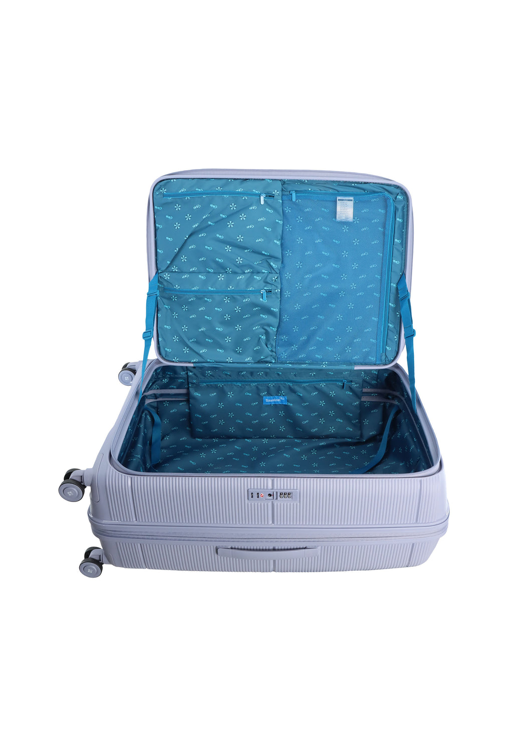 Saxoline Blue Boho Hartschalenkoffer / Trolley / Reisekoffer Lila