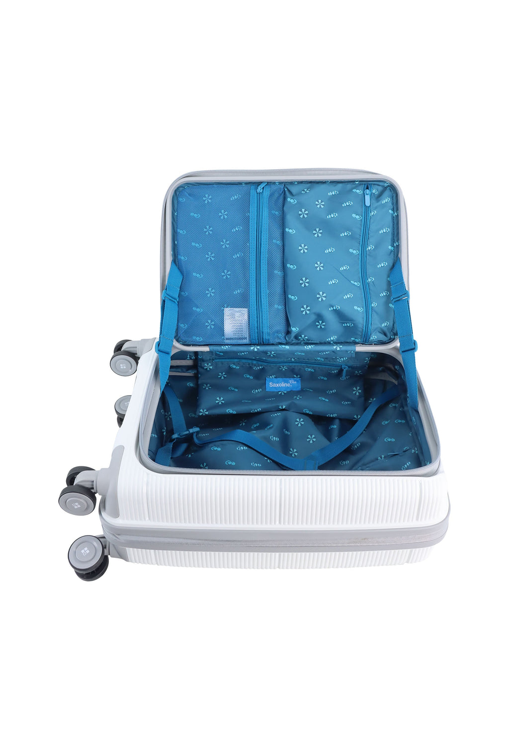 Saxoline Blue Boho Hartschalen-Handgepäckkoffer - (Small) - Weiß – Produktansicht 9