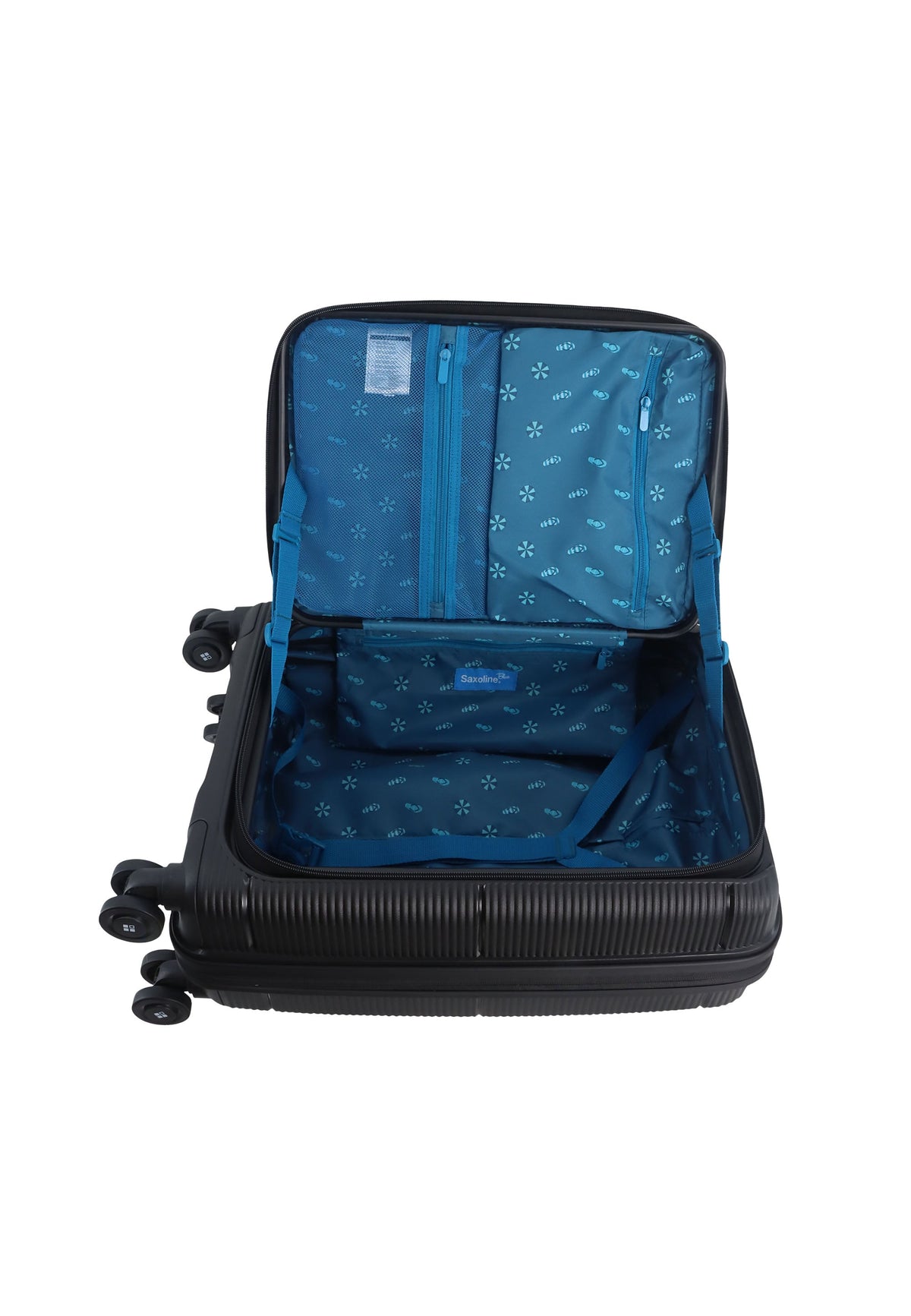 Saxoline Blue Boho Hartschalen-Handgepäckkoffer - (Small) - Schwarz – Produktansicht 9