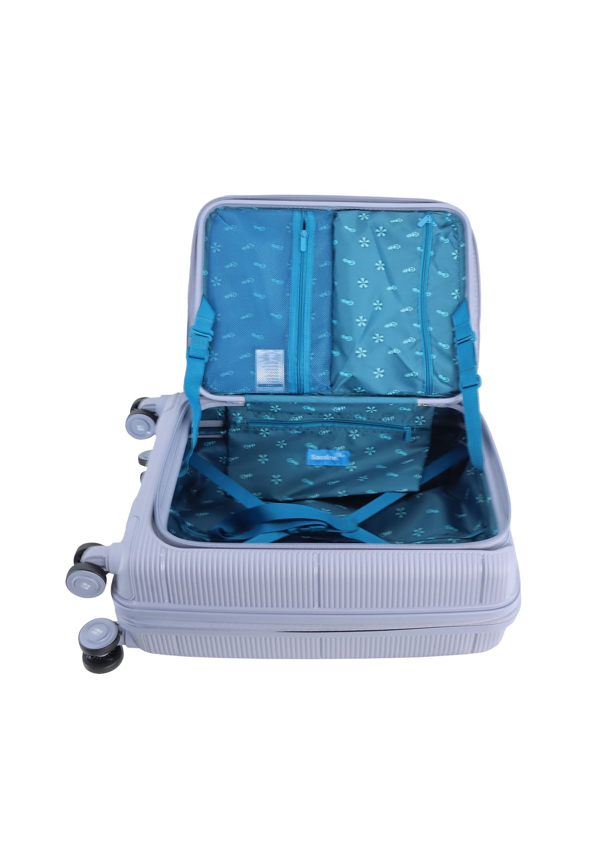 Saxoline Blue Boho Hartschalen-Handgepäckkoffer - (Small) - Lila – Produktansicht 11