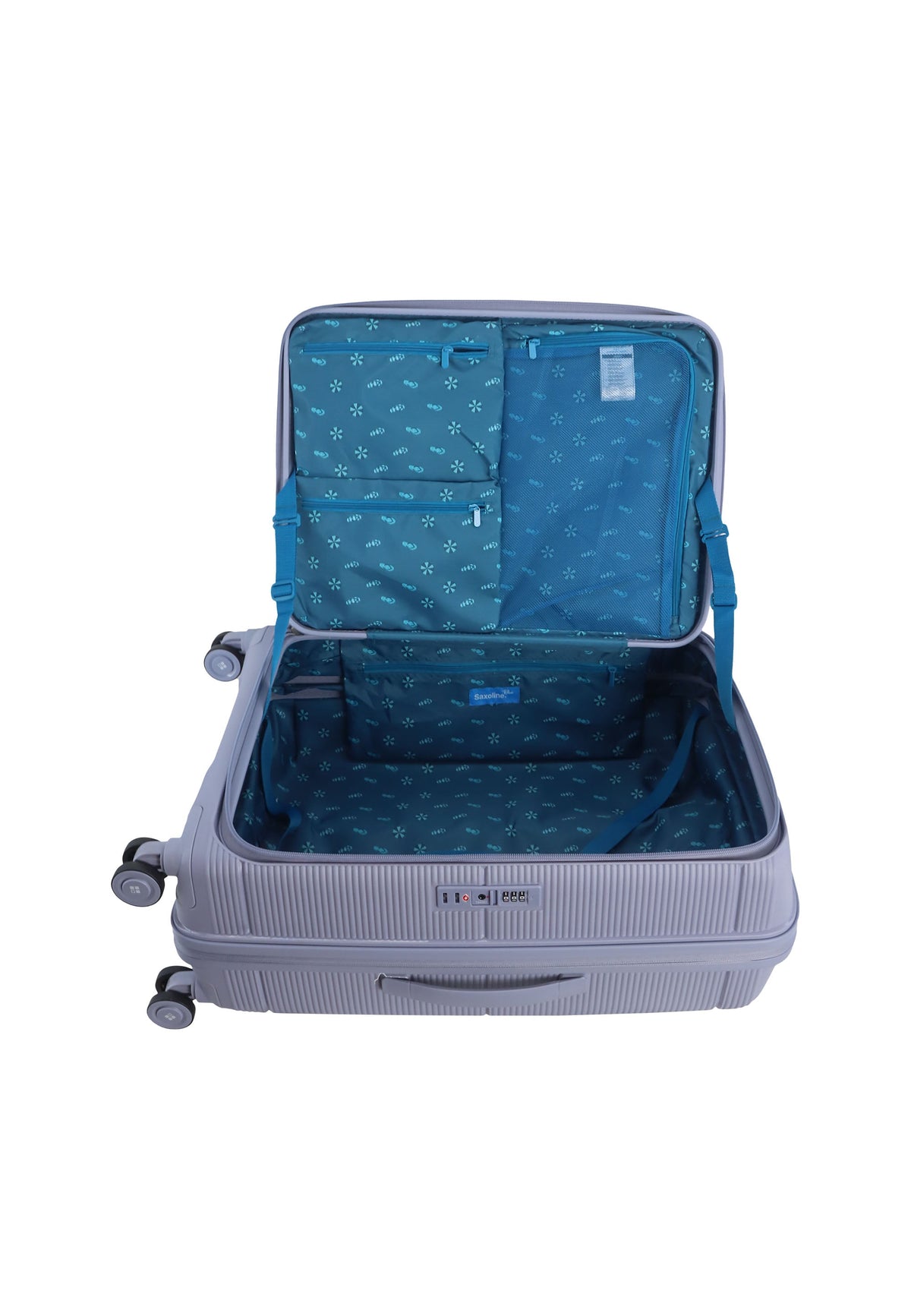 Saxoline Blue Boho Hartschalenkoffer - (Medium) - Lila – Produktansicht 9