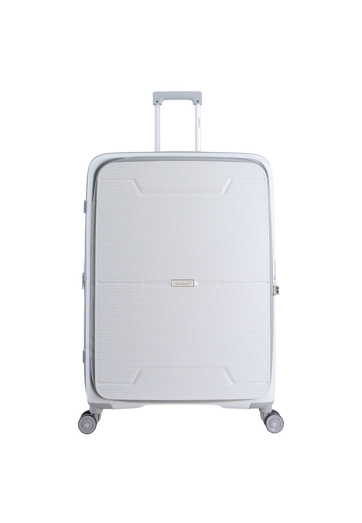 Saxoline Blue Boho Hartschalen-Kofferset / Trolley-Set / Reisekoffer-Set - (S/M/L)- Weiß – Produktansicht 4