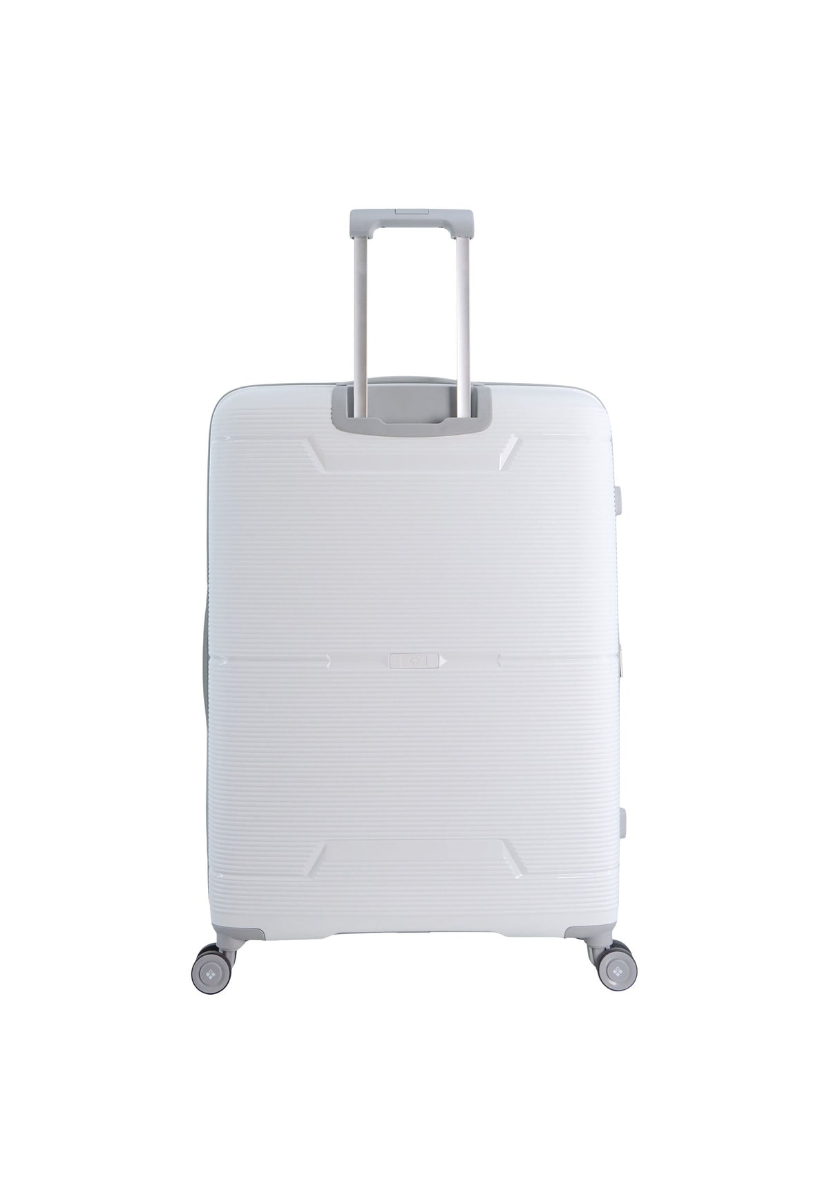 Saxoline Blue Boho Hartschalen-Kofferset / Trolley-Set / Reisekoffer-Set - (S/M/L)- Weiß – Produktansicht 6