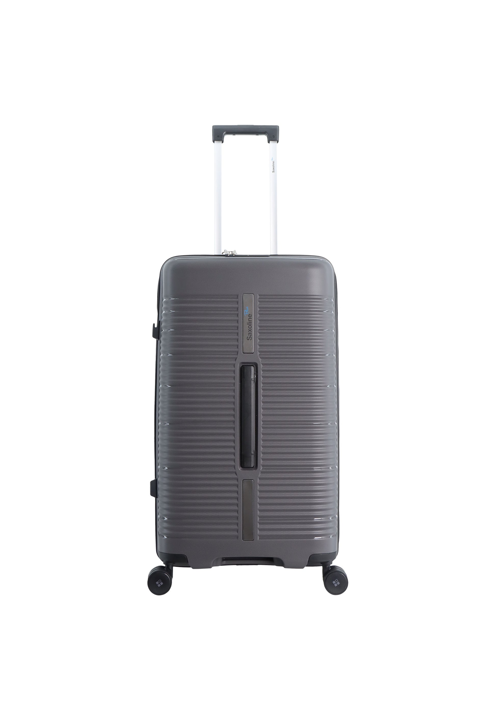 Saxoline Blue Overly Trunk Hartschalenkoffer / Trolley / Reisekoffer Silber
