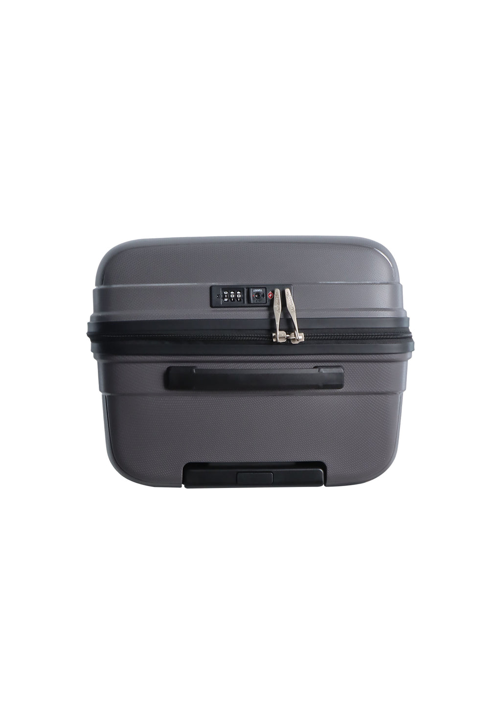 Saxoline Blue Overly Trunk Hartschalenkoffer / Trolley / Reisekoffer Silber