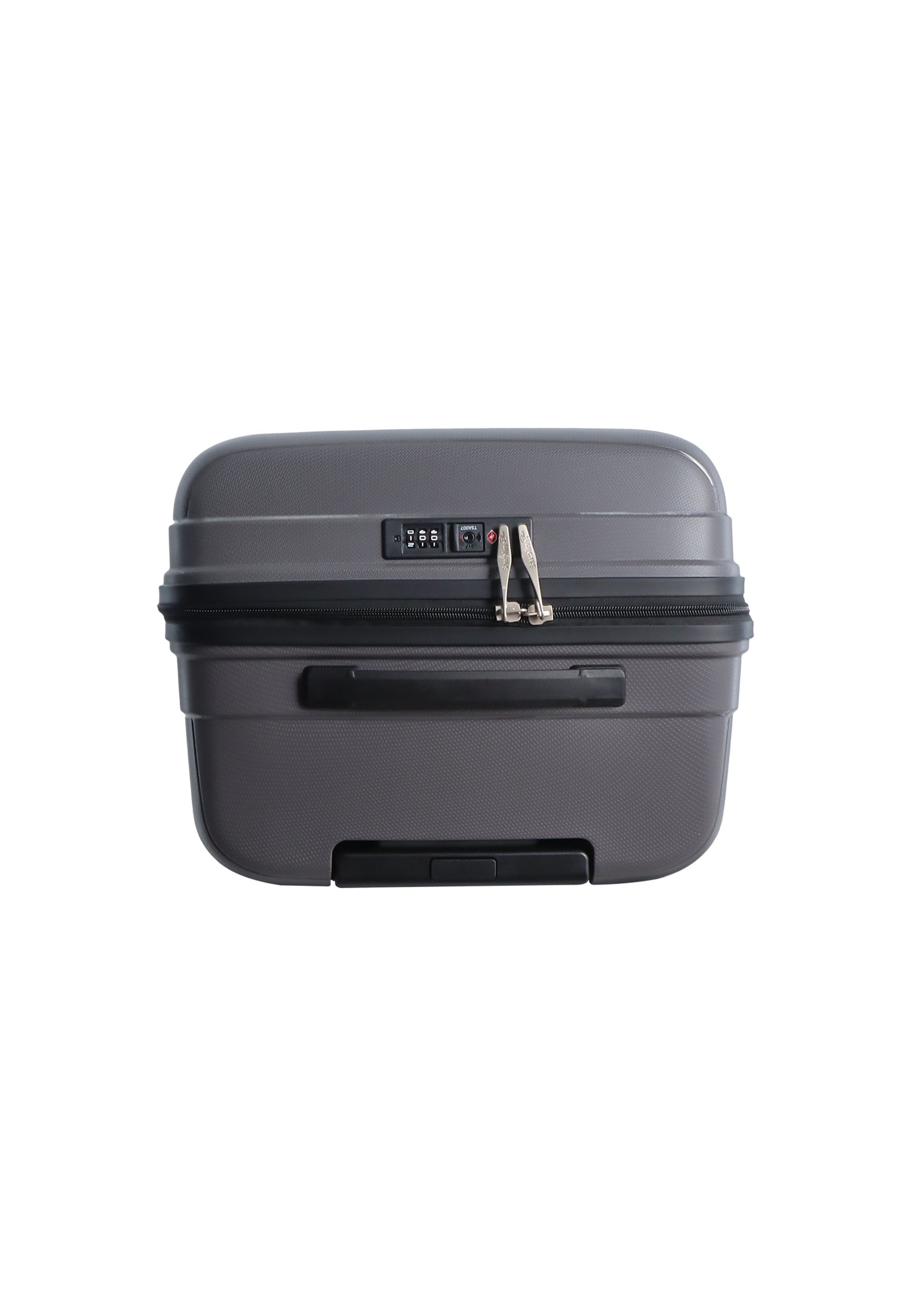 Saxoline Blue Overly Trunk Hartschalenkoffer / Trolley / Reisekoffer Silber