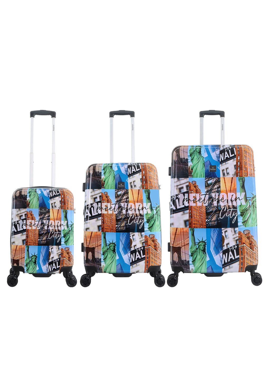 Saxoline The Big Apple Hartschalenkoffer / Trolley / Reisekoffer Gedruckt