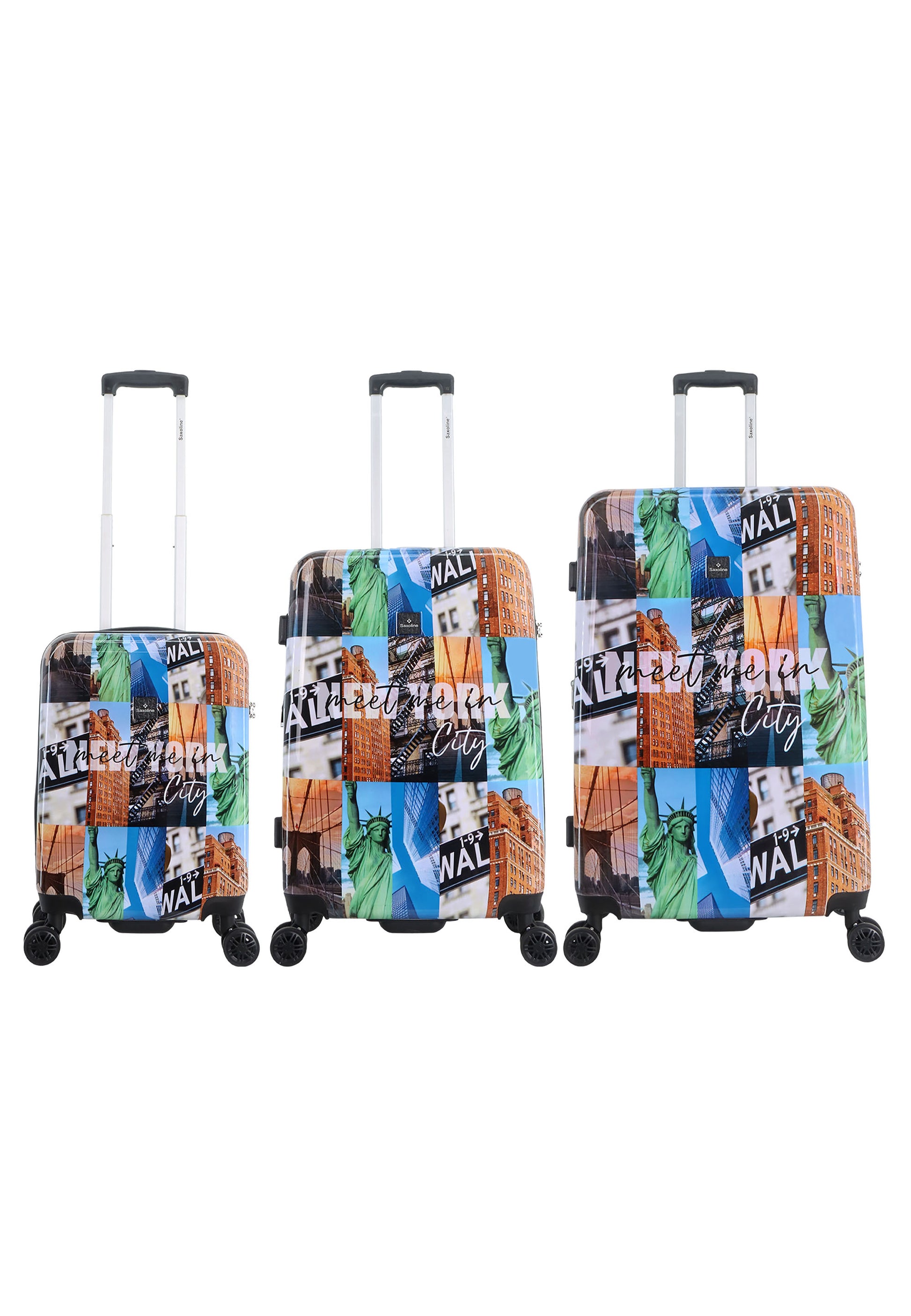 Saxoline The Big Apple Hartschalenkoffer / Trolley / Reisekoffer Gedruckt