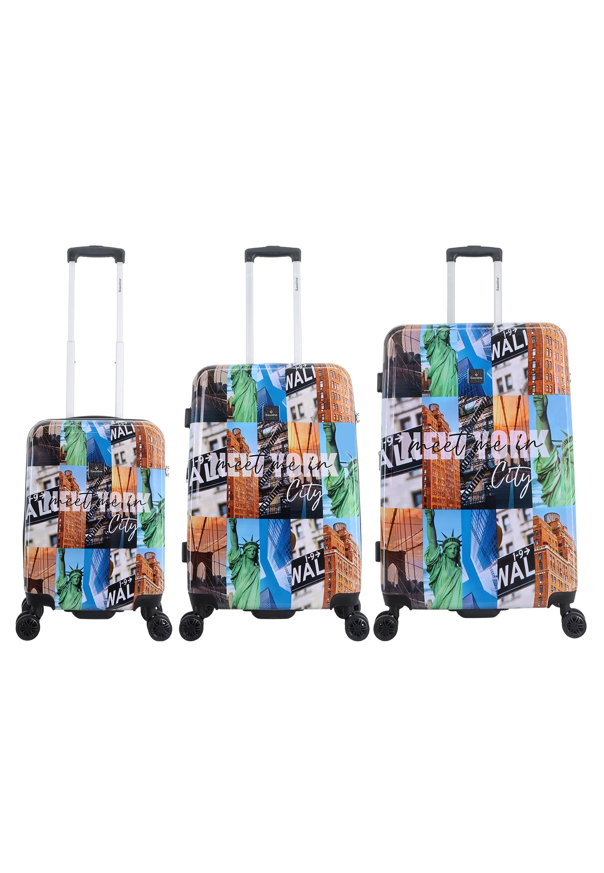 Saxoline The Big Apple Hartschalenkoffer / Trolley / Reisekoffer Gedruckt