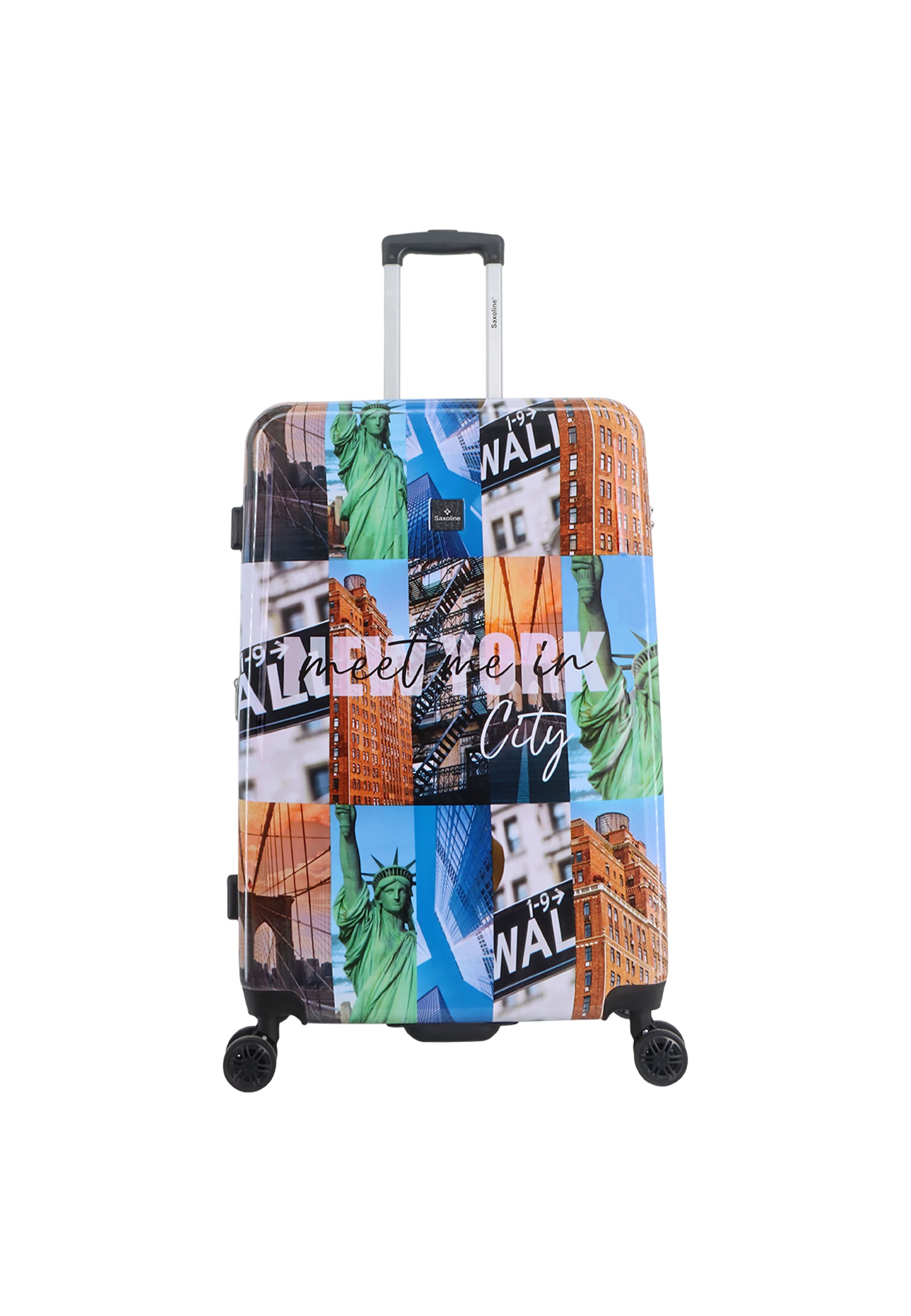 Saxoline The Big Apple Hartschalenkoffer / Trolley / Reisekoffer Gedruckt