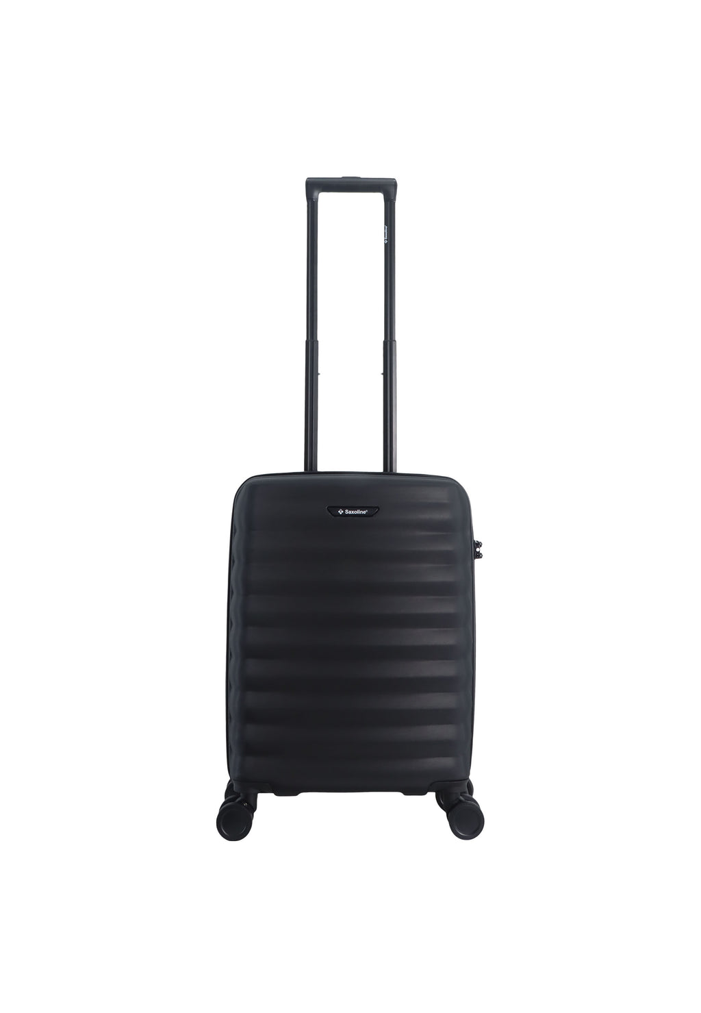 Saxoline Flow Hartschalenkoffer set / Trolley set / Reiskoffer set - (S/M/L) Schwarz