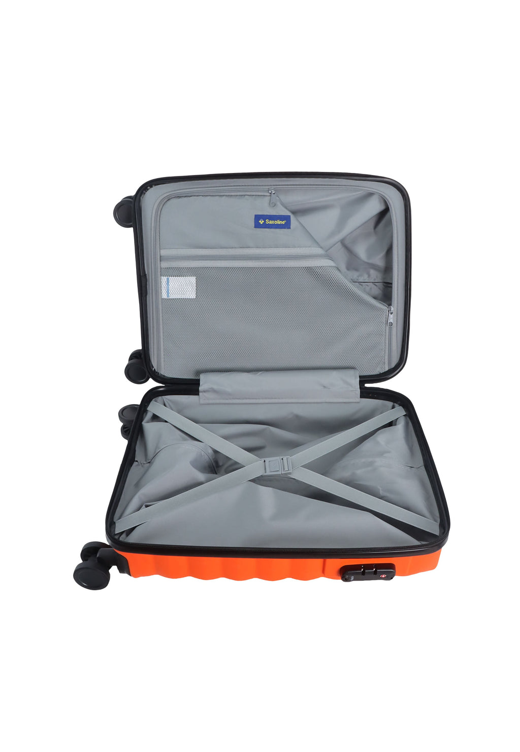 Saxoline Flow Handgepäck Hartschalenkoffer / Trolley / Reiskoffer - (Small) Orange