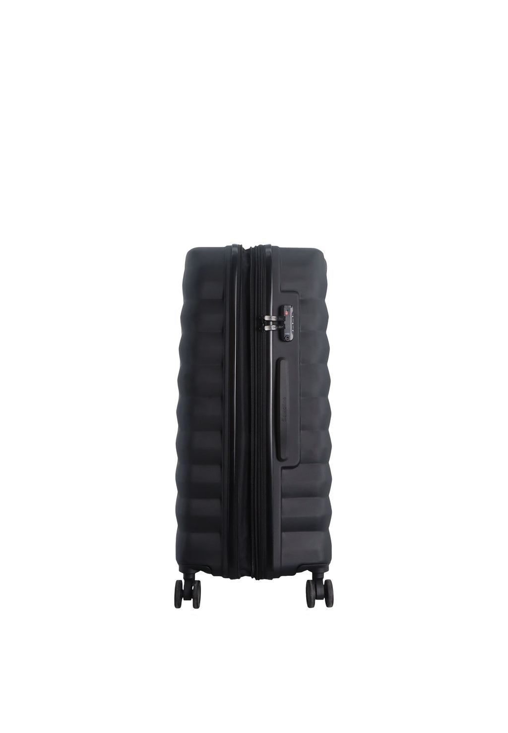 Saxoline Flow Hartschalenkoffer / Trolley / Reiskoffer - (Medium) Schwarz