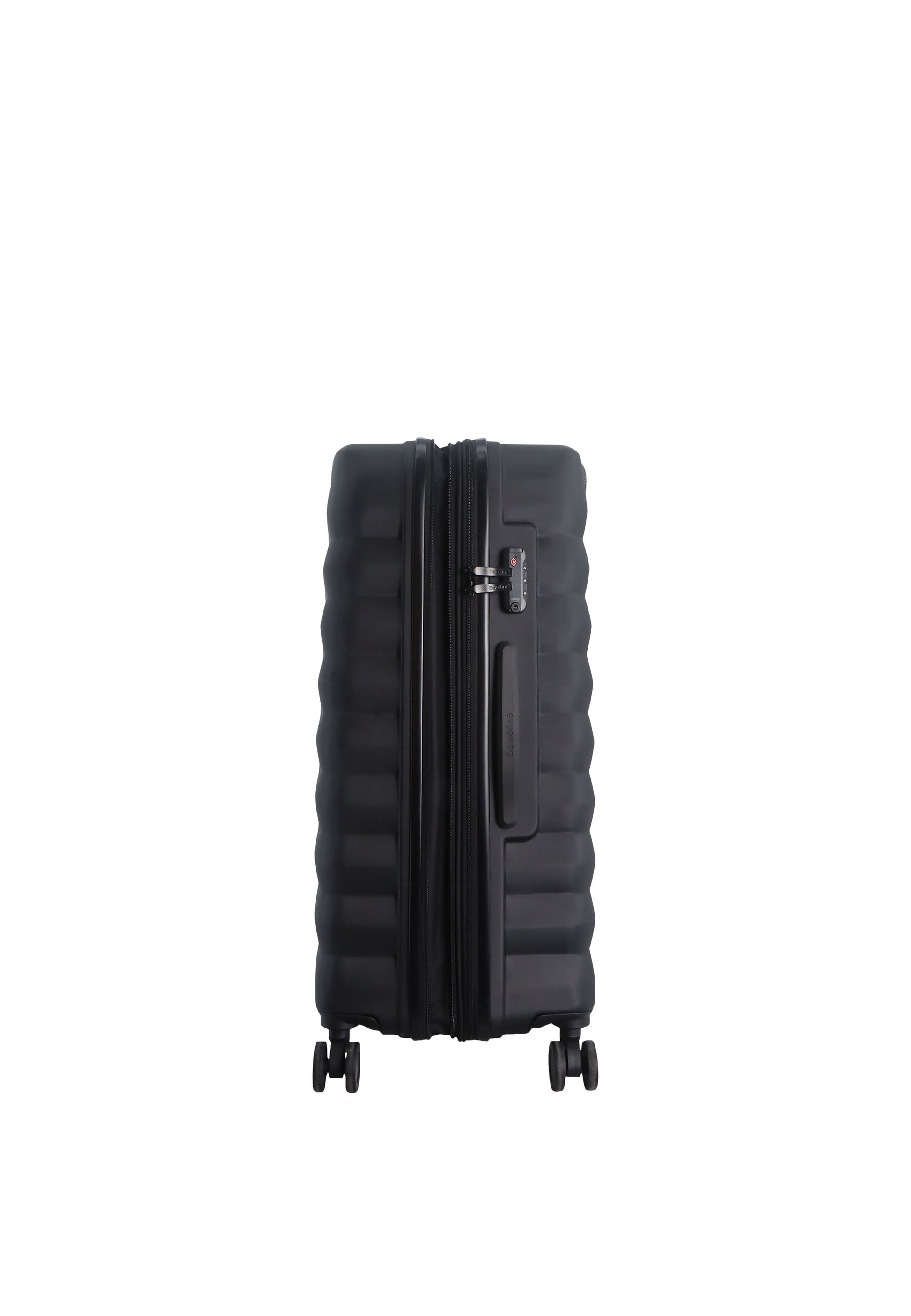 Saxoline Flow Hartschalenkoffer / Trolley / Reiskoffer - (Medium) Schwarz