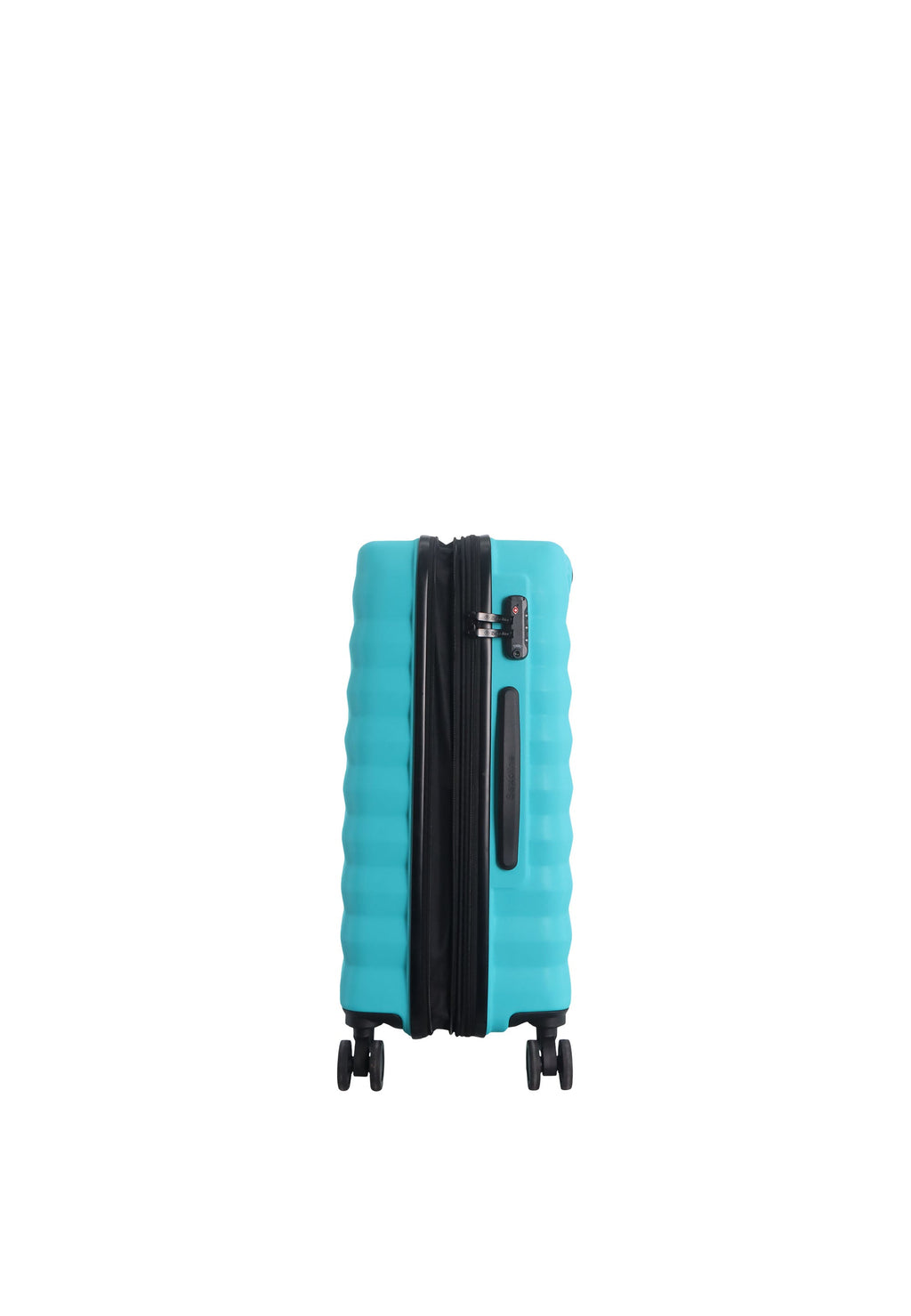 Saxoline Flow Hartschalenkoffer / Trolley / Reiskoffer - (Medium) Türkis