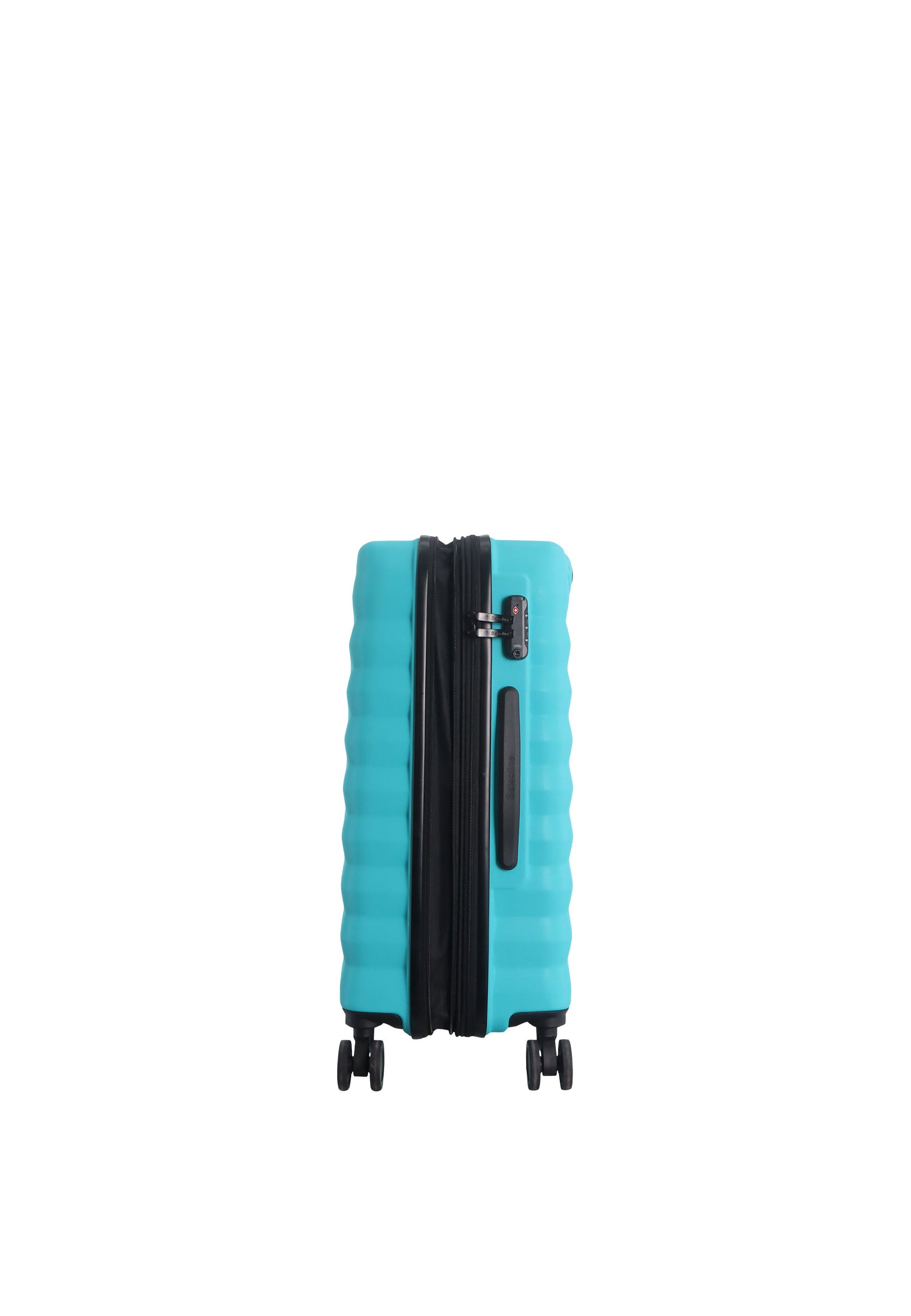 Saxoline Flow Hartschalenkoffer / Trolley / Reiskoffer - (Medium) Türkis