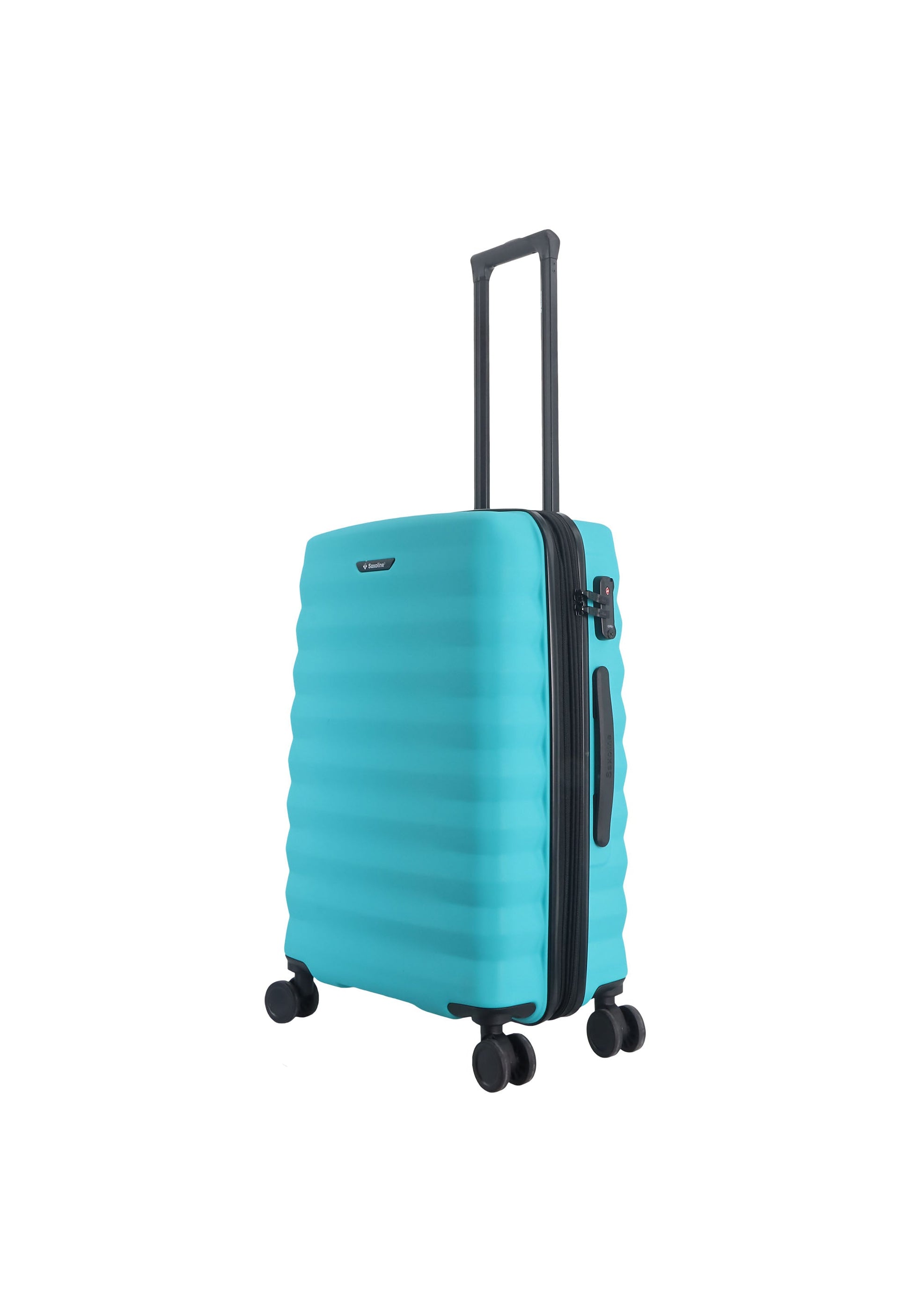 Saxoline Flow Hartschalenkoffer / Trolley / Reiskoffer - (Medium) Türkis